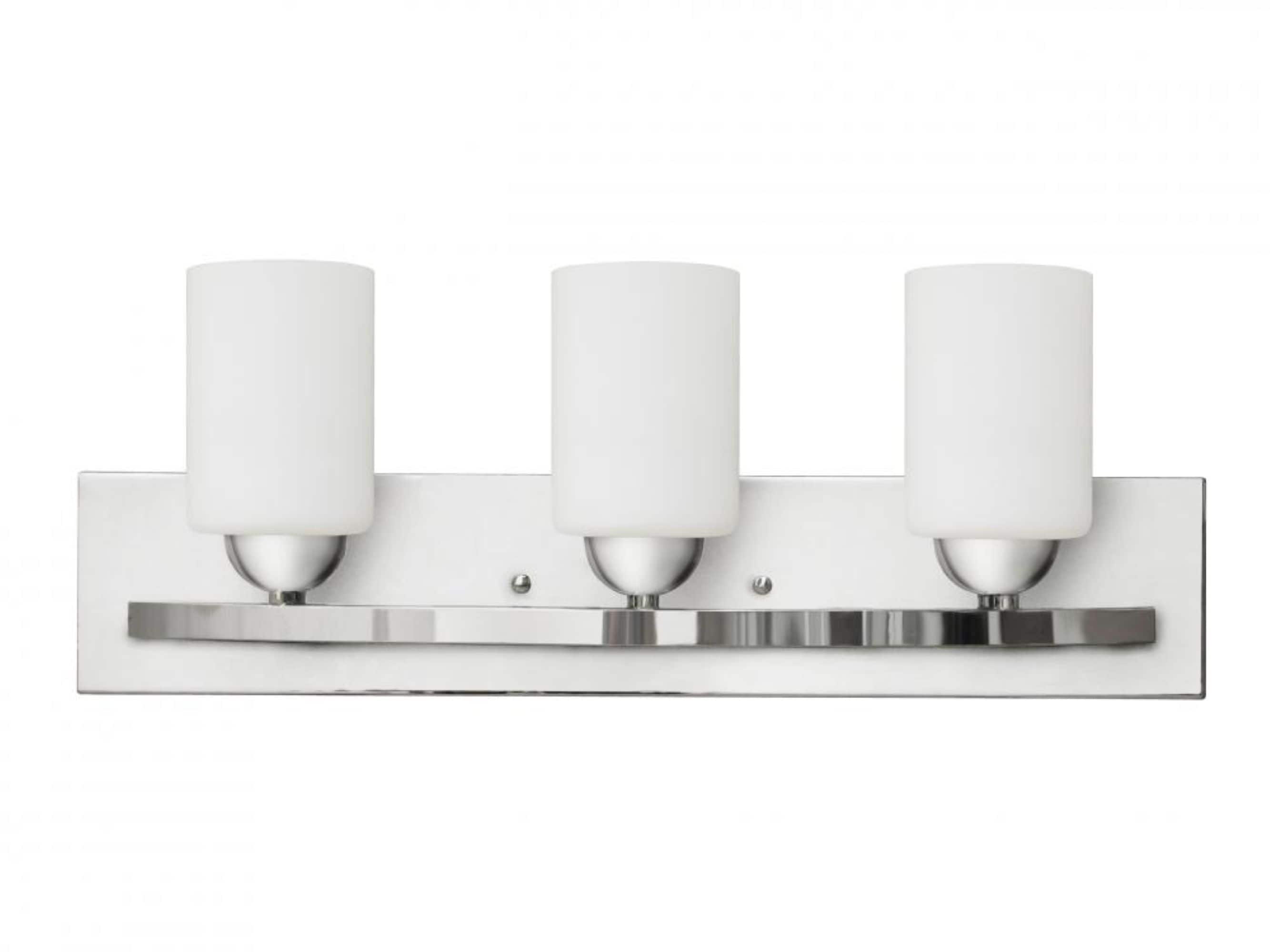 Whitfield Lighting VL2010-3CH Damara 24-in 3-Light Chrome Transitional Vanity Light