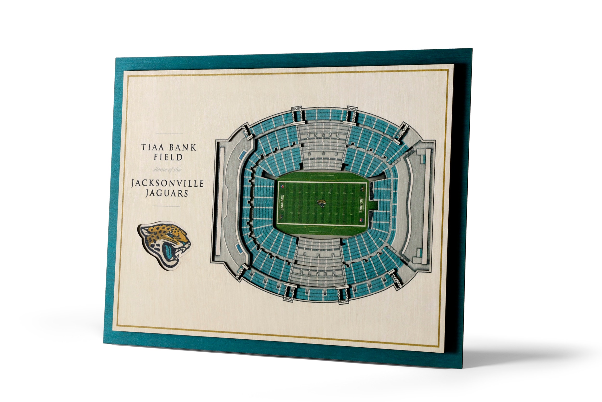 Tiaa Bank Field, Jacksonville Jaguars Stadium, American Football Framed  Canvas Prints Wall Art - Painting Canvas, Wall Decor,Floating Frame