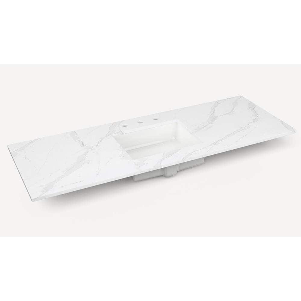 Robern  TA56UCO8CS2 Craft Series 56 Inch Quartz Vanity Top