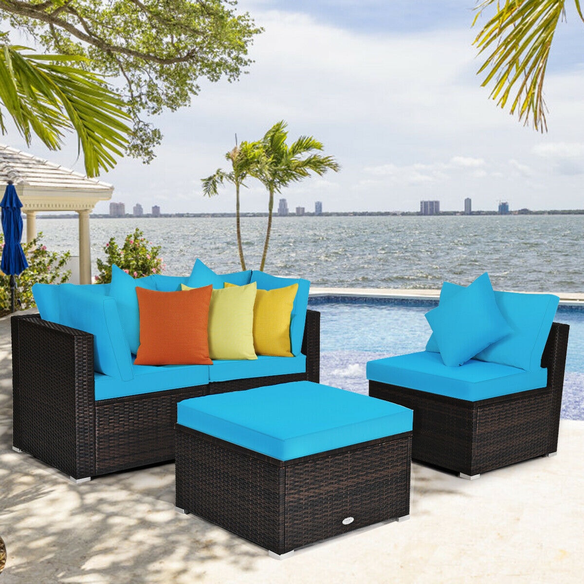 WELLFOR OUG66750TU+ Patio-Conversation-Sets - View #9