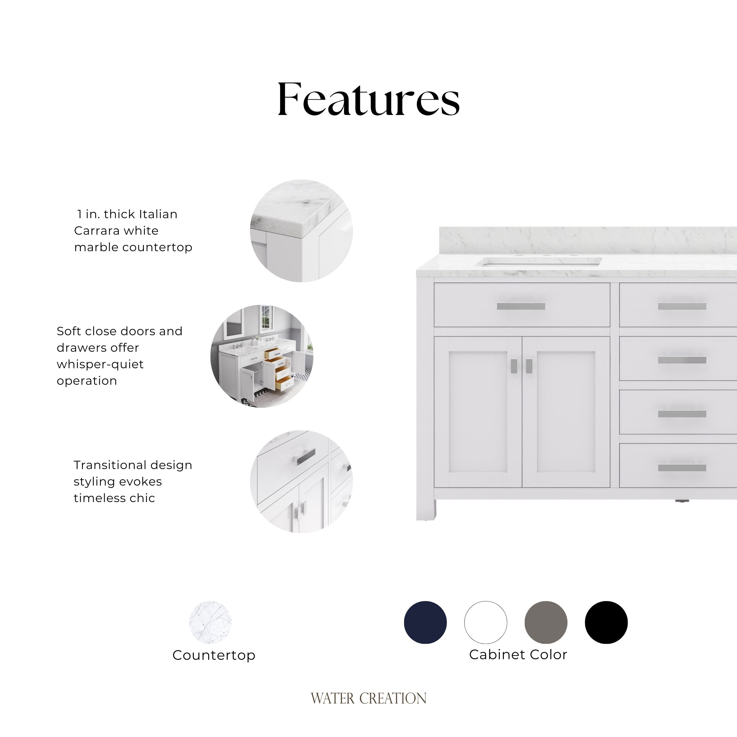 Water Creation MADISON72W Bath-Vanity-Combo - View #11