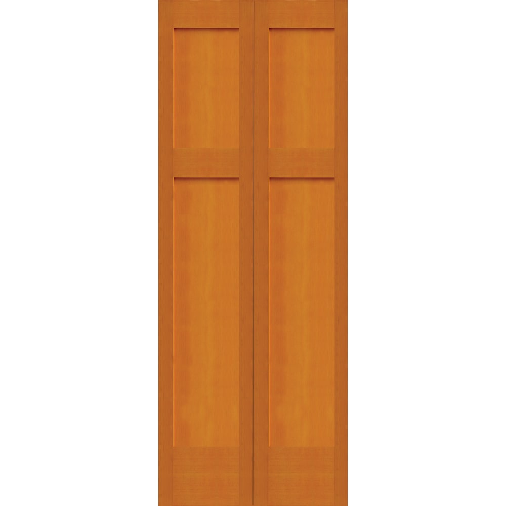 CODEL Doors 2668138FIR8403BF Fir 8403 Series Bifold 30-in x 80-in Fir/Unfinished 3-panel craftsman Smooth Solid core Unfinished Fir Wood Closet Bifold Door ( Hardware Included )