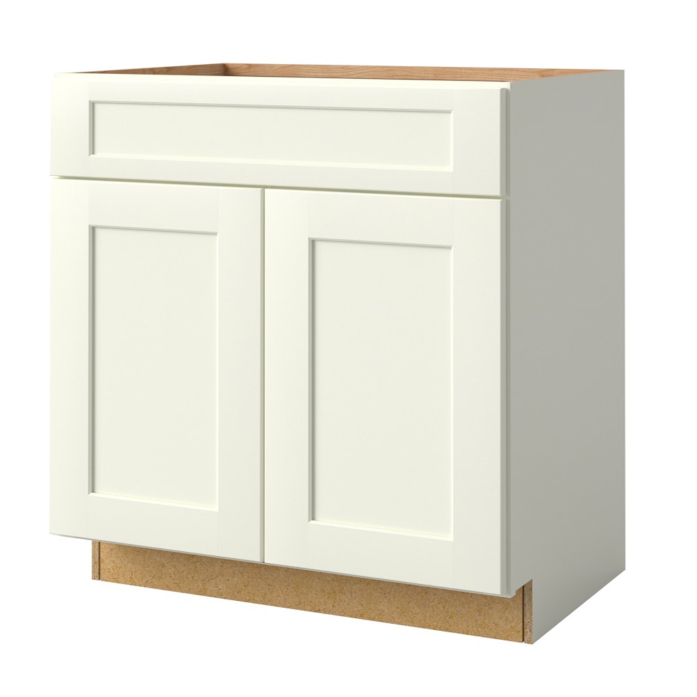 allen + roth 55318AV Aveley 36-in Linen Bathroom Vanity Base Cabinet without Top