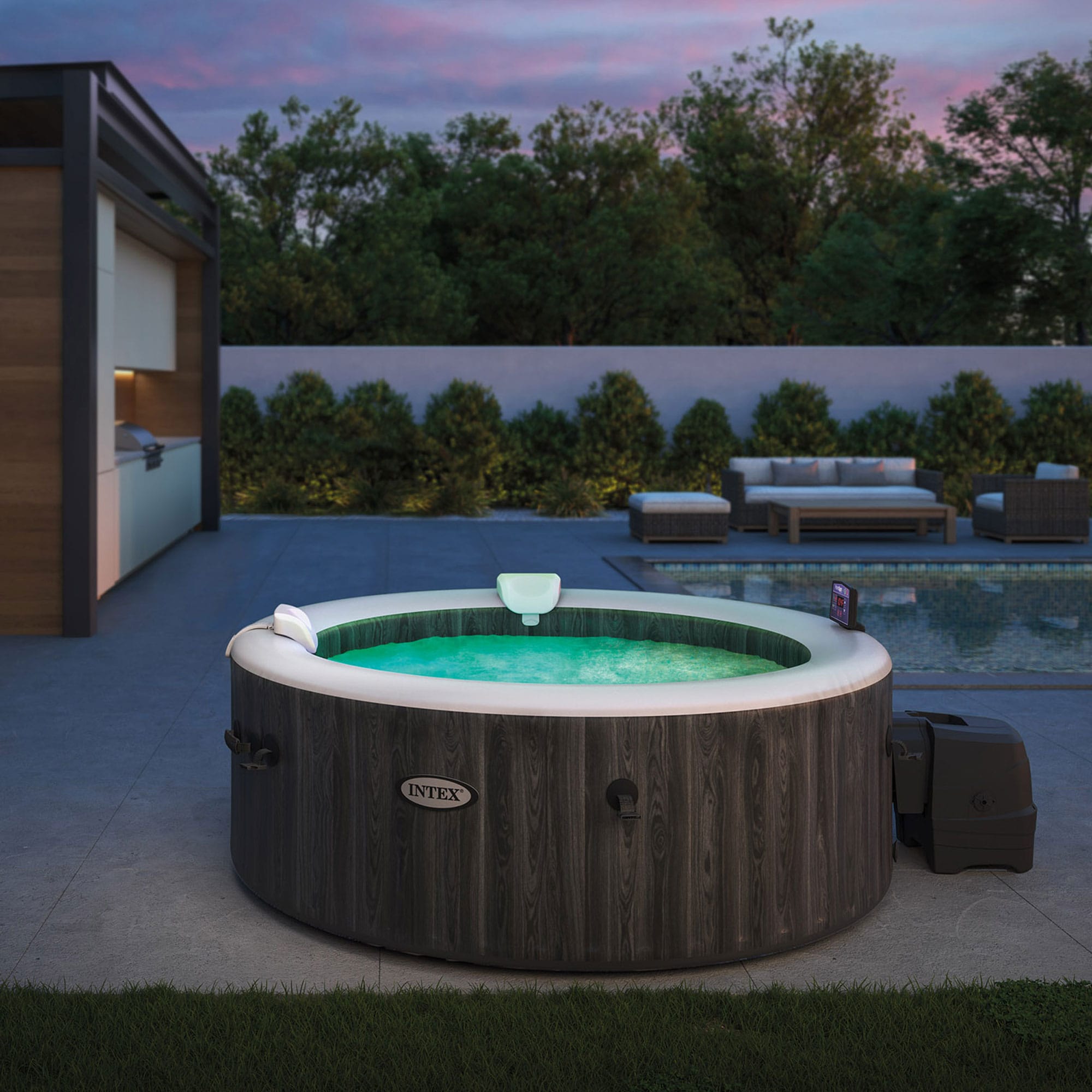 Intex 80221 Hot-Tub-Spa-Steps - View #9