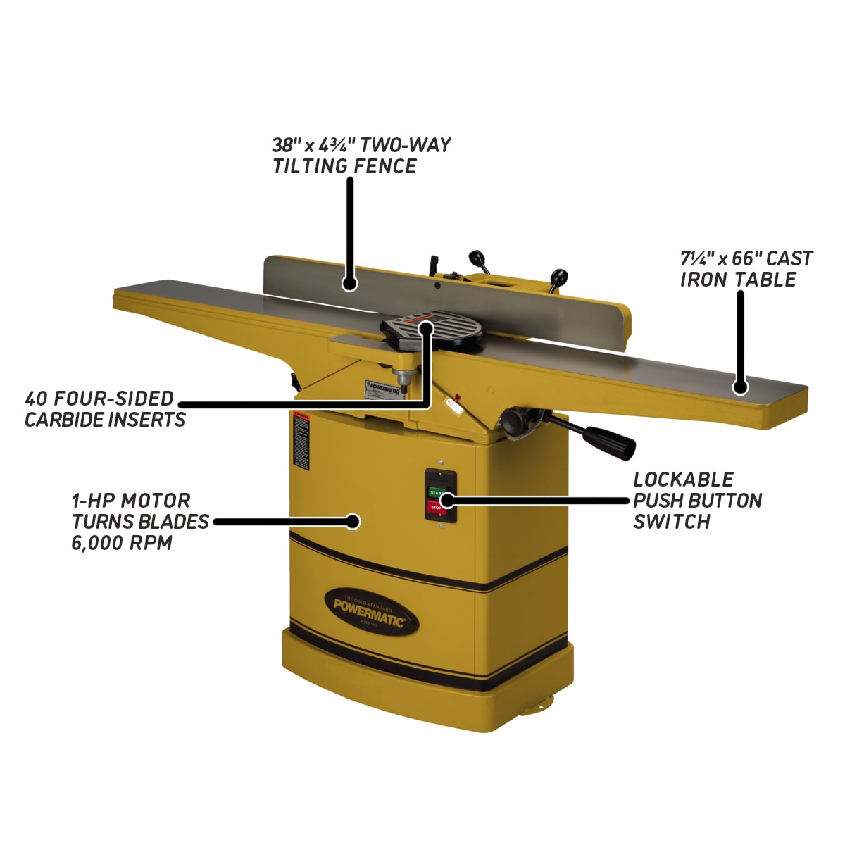 Powermatic PM9-1791317K Bench-Jointers - View #7