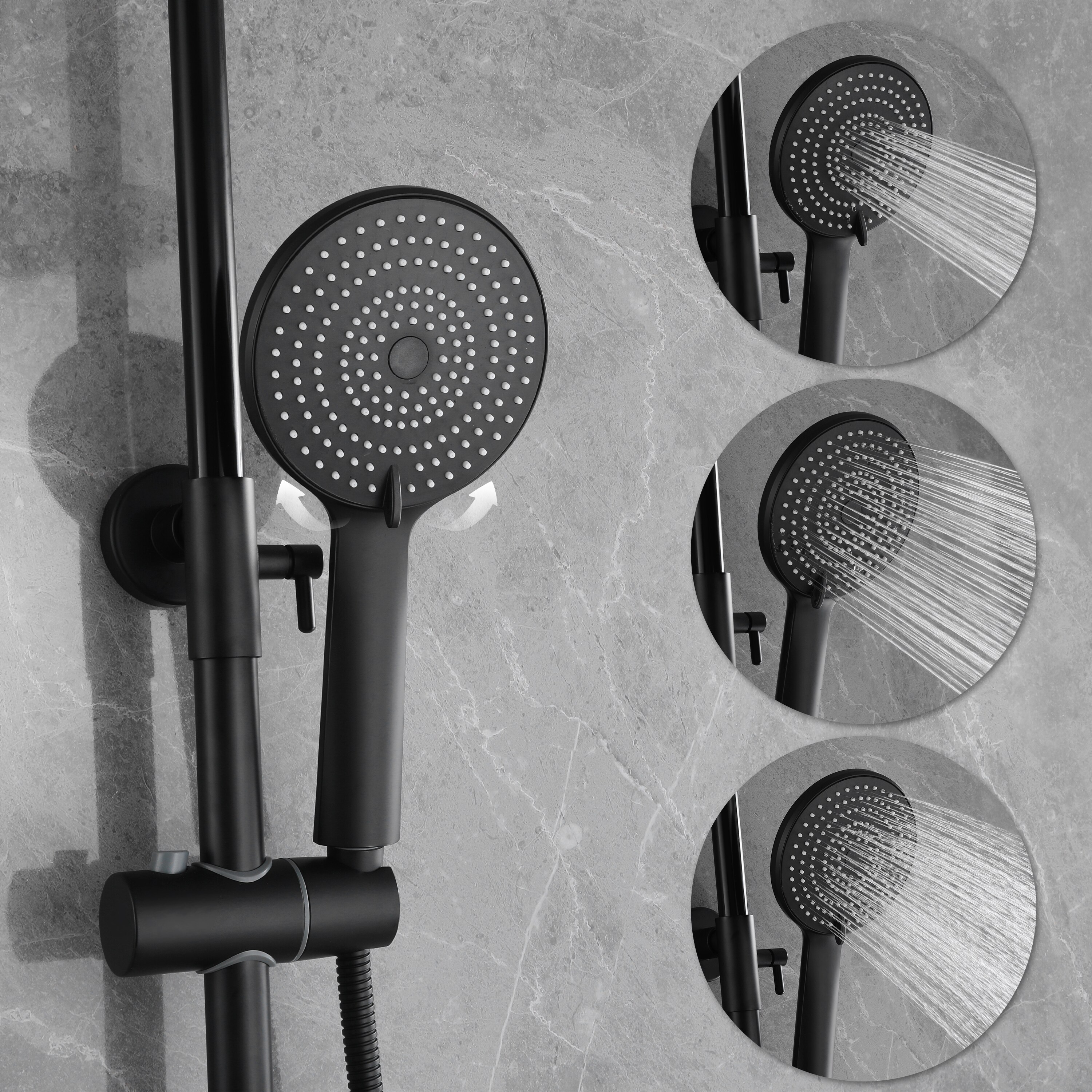 MODLAND MDL1SS04MB0 Showerhead-Bar-Panels - View #5
