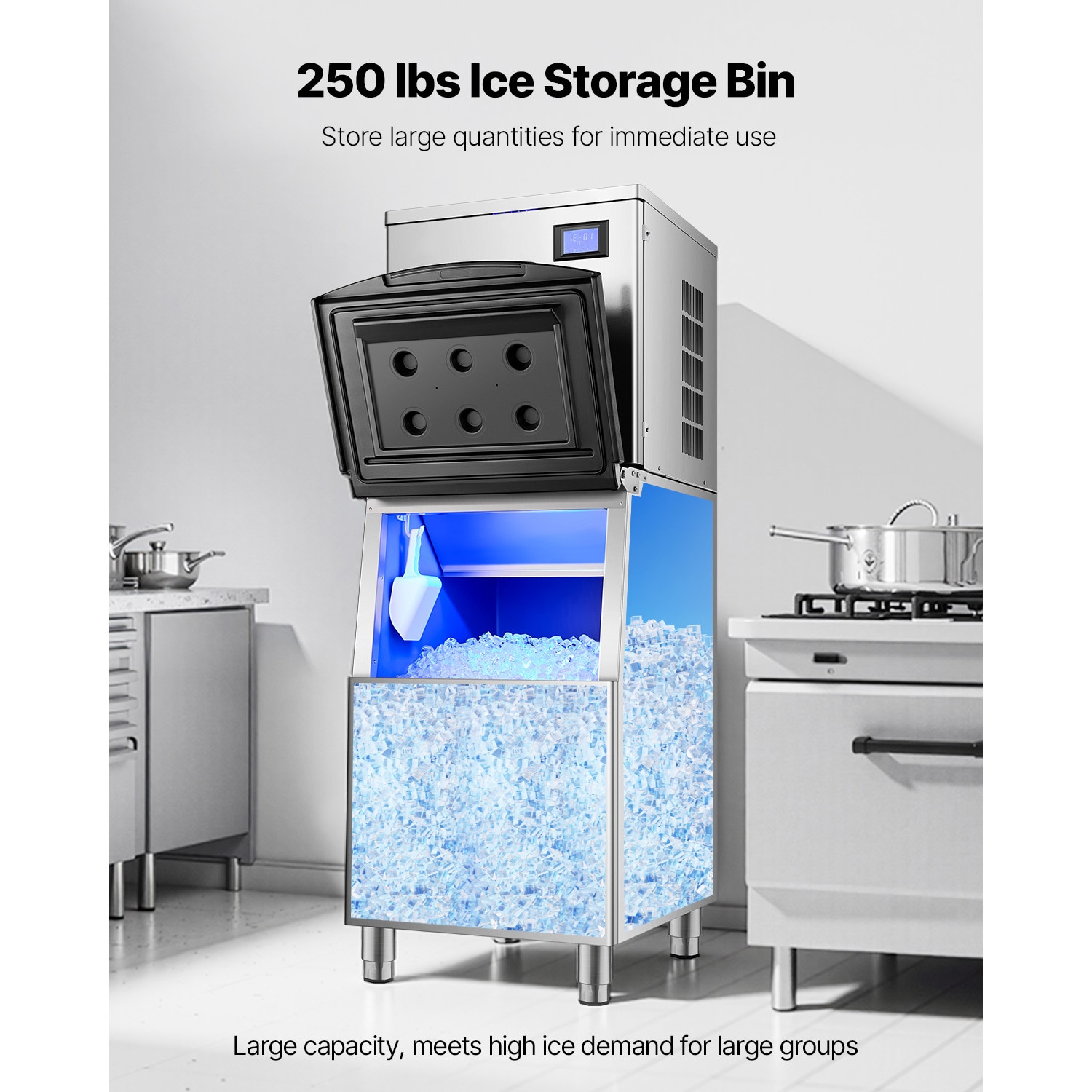 VEVOR KZJ870JKDHLS00001V1 Icemaker-Access - View #3