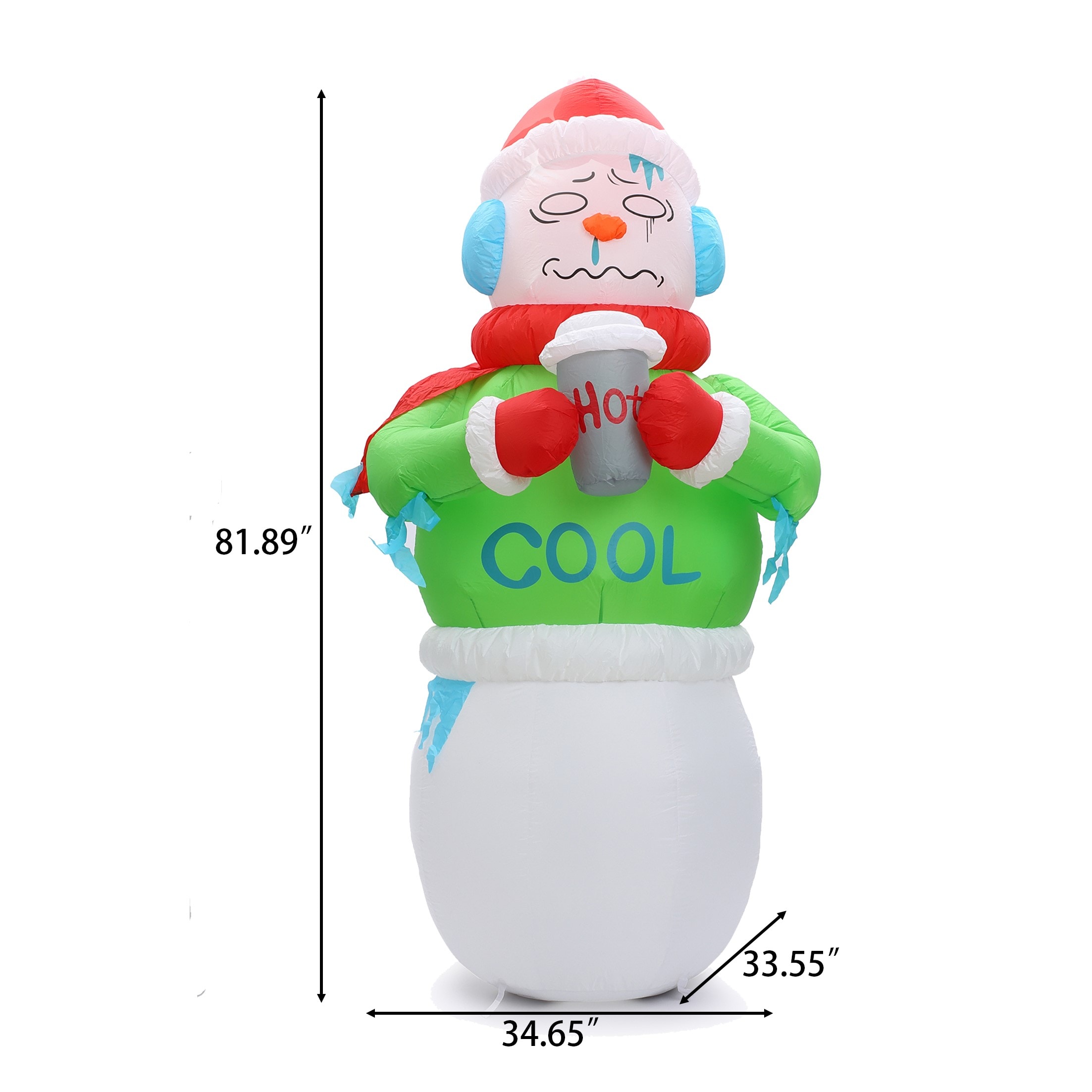 LuxenHome WHIN1613 Christmas-Inflatables - View #4