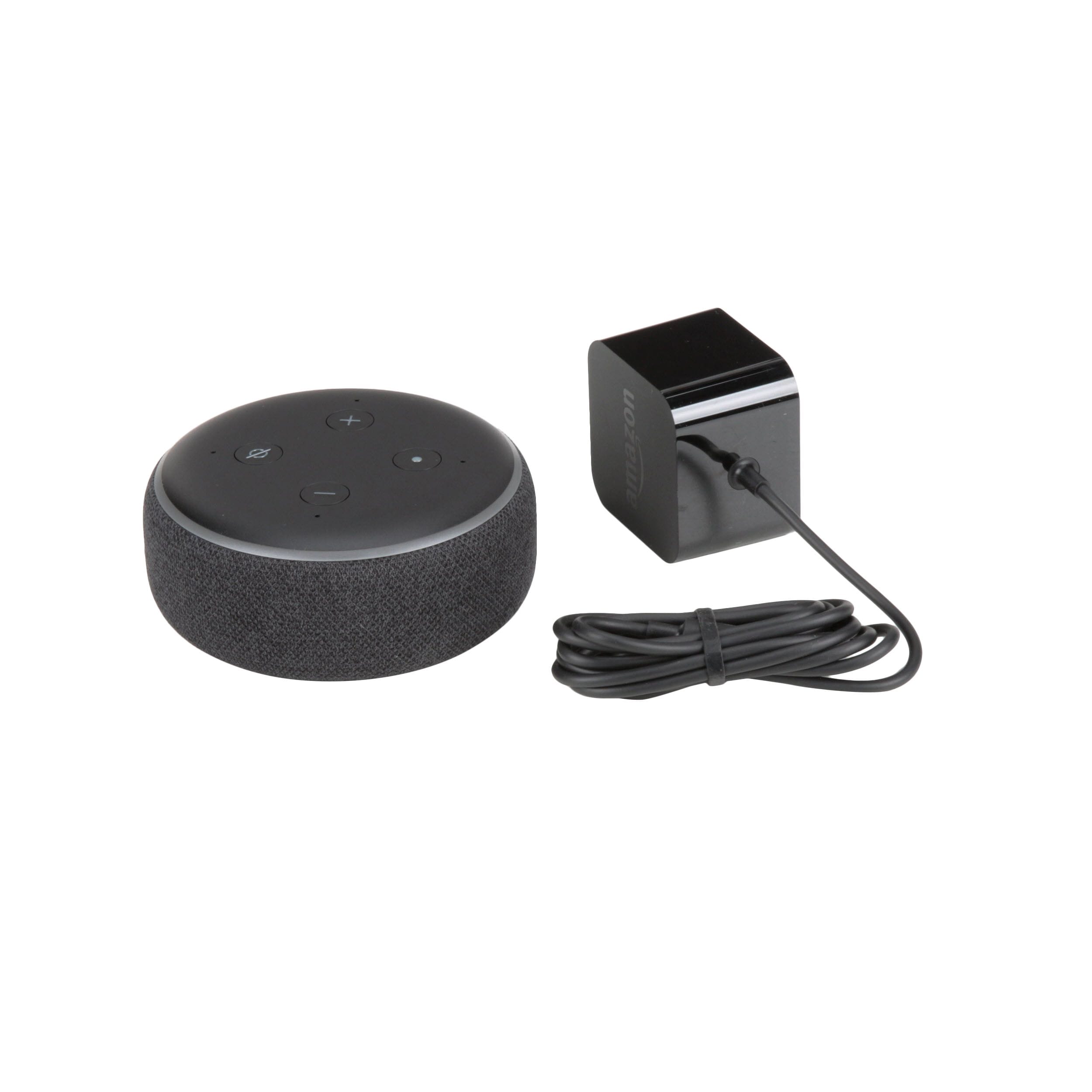 Echo Dot Gen3 in Black (2-Pack) ECHO DOT BLACK 2PK - The Home Depot