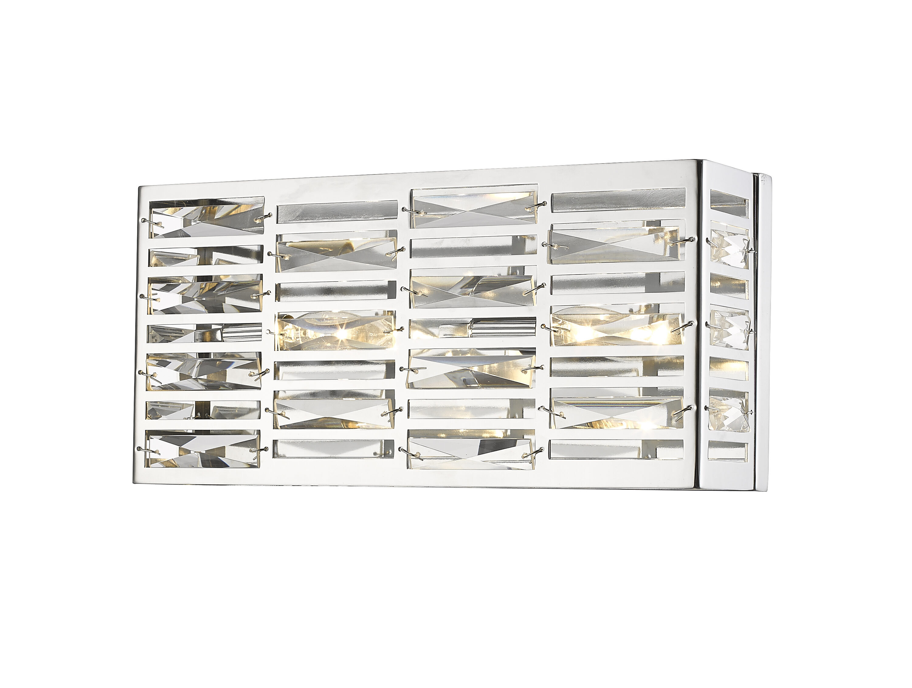 Z-Lite 470-2V-CH Cronise 16.25-in 2 -Light Polished Chrome Modern/contemporary Vanity light