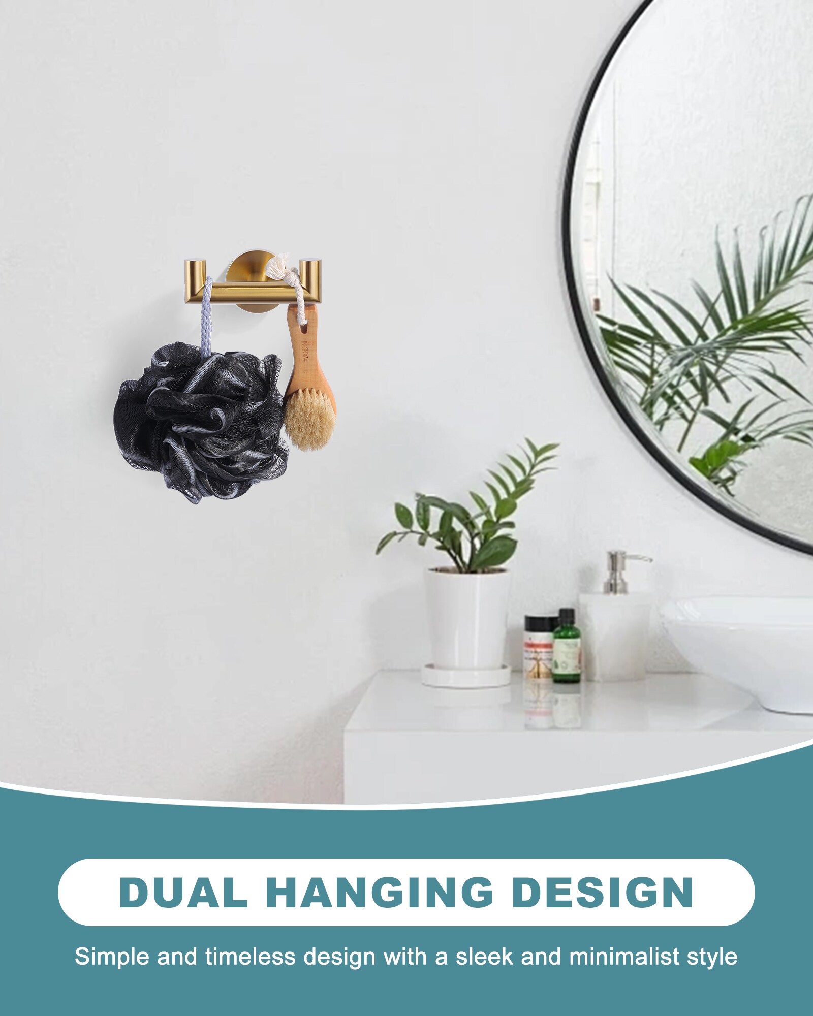 WOWOW 483307G Robe-Hooks - View #2