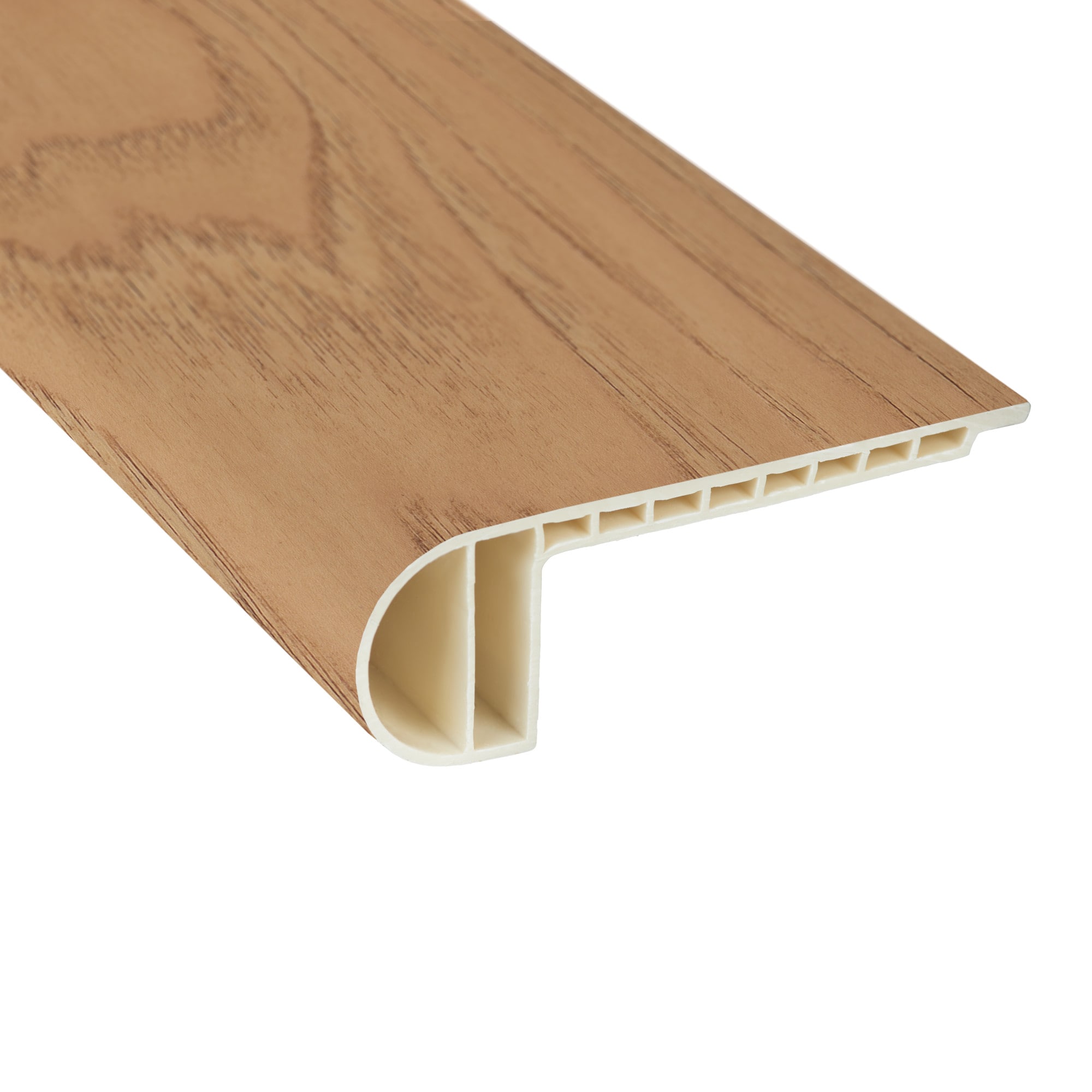 SMARTCORE LFSN401110 Naturals 2.07-Inches x 94.00-Inches x 0.748-Inches Hawkeye Finished Wood veneer with vinyl core Hickory Flush Stair Nosing