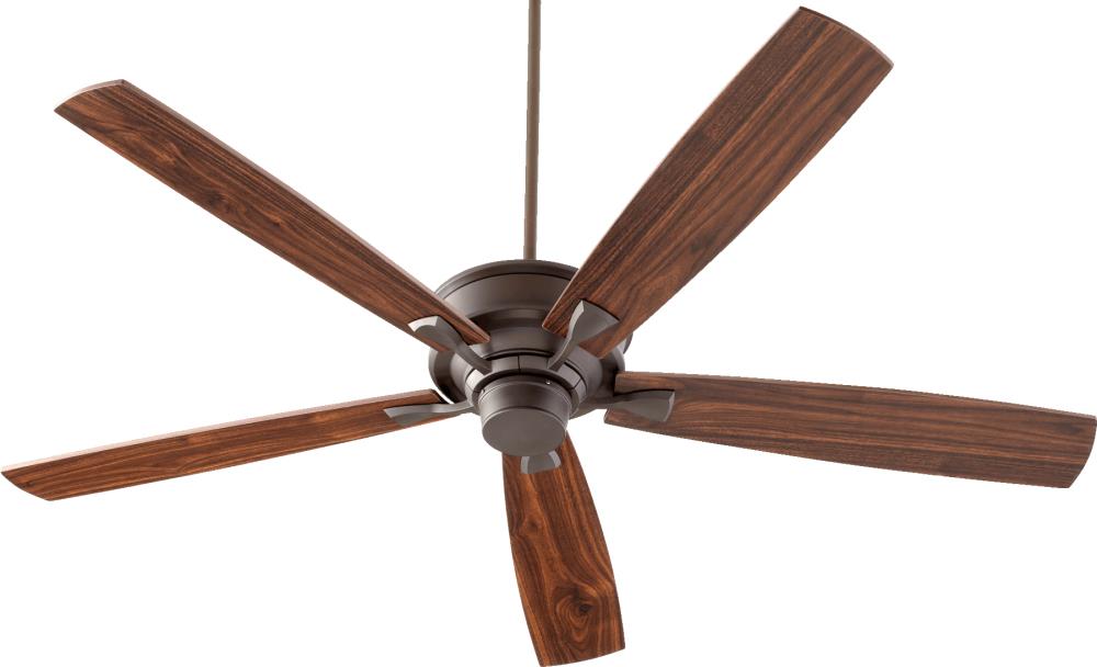 Quorum International 42705-86 Alton 70-Inches Oiled Bronze with Oiled Bronze Blades Indoor Downrod mount Standard Ceiling Fan and Remote ( 5 -Blade)