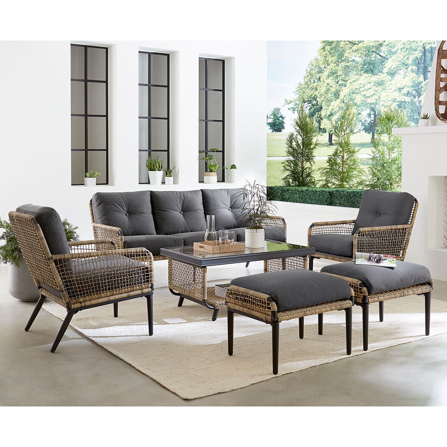 Mod Furniture PAS6PC-CHR Patio-Dining-Sets - View #8