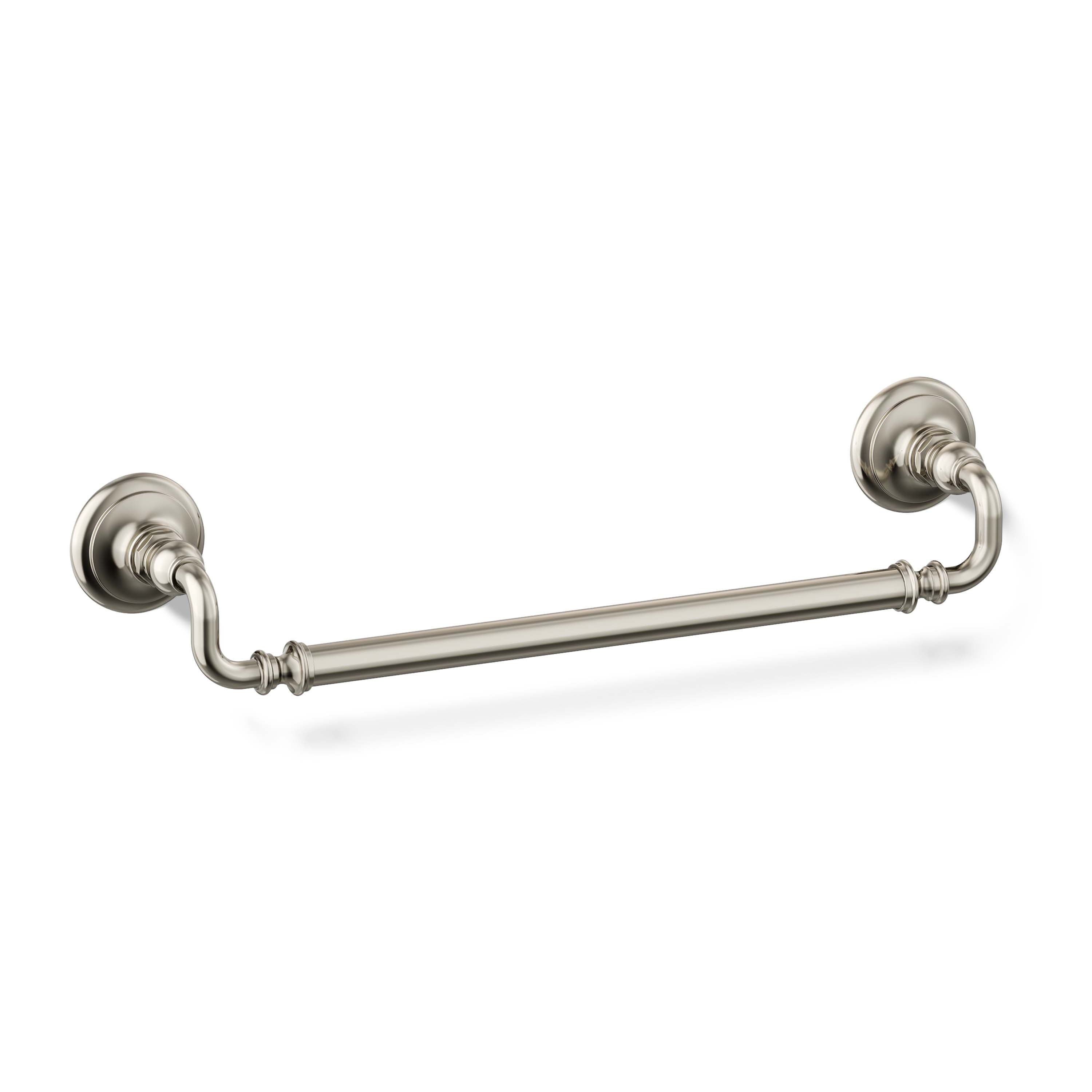 KOHLER Artifacts 21-in Vibrant Polished Nickel Wall-mount Single Towel Bar