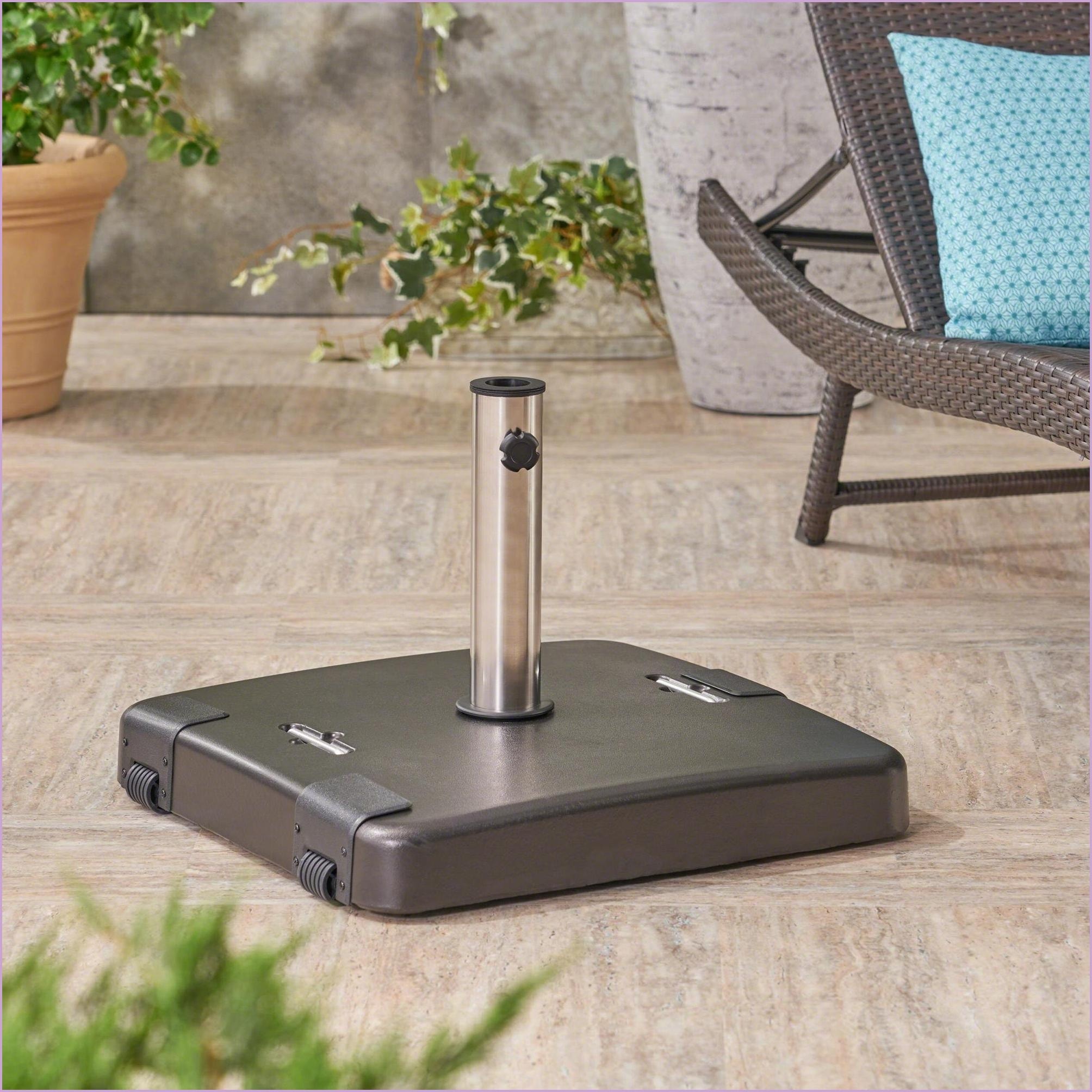 Watnature Patio Umbrella Base  Heavy Duty for Outdoor Patio  Fits Up to 13 ft Umbrellas  Square  Concrete