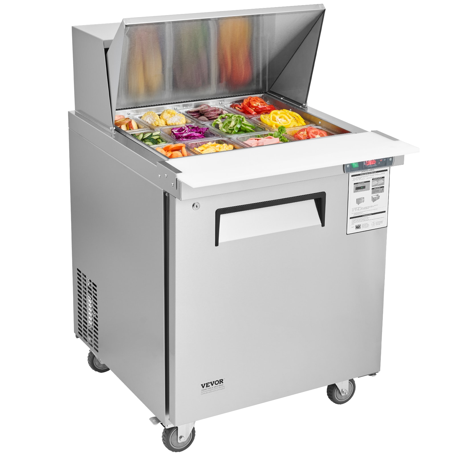 VEVOR F74CUFT28INCH8YKVV1 Refrig-Prep-Tables - View #9