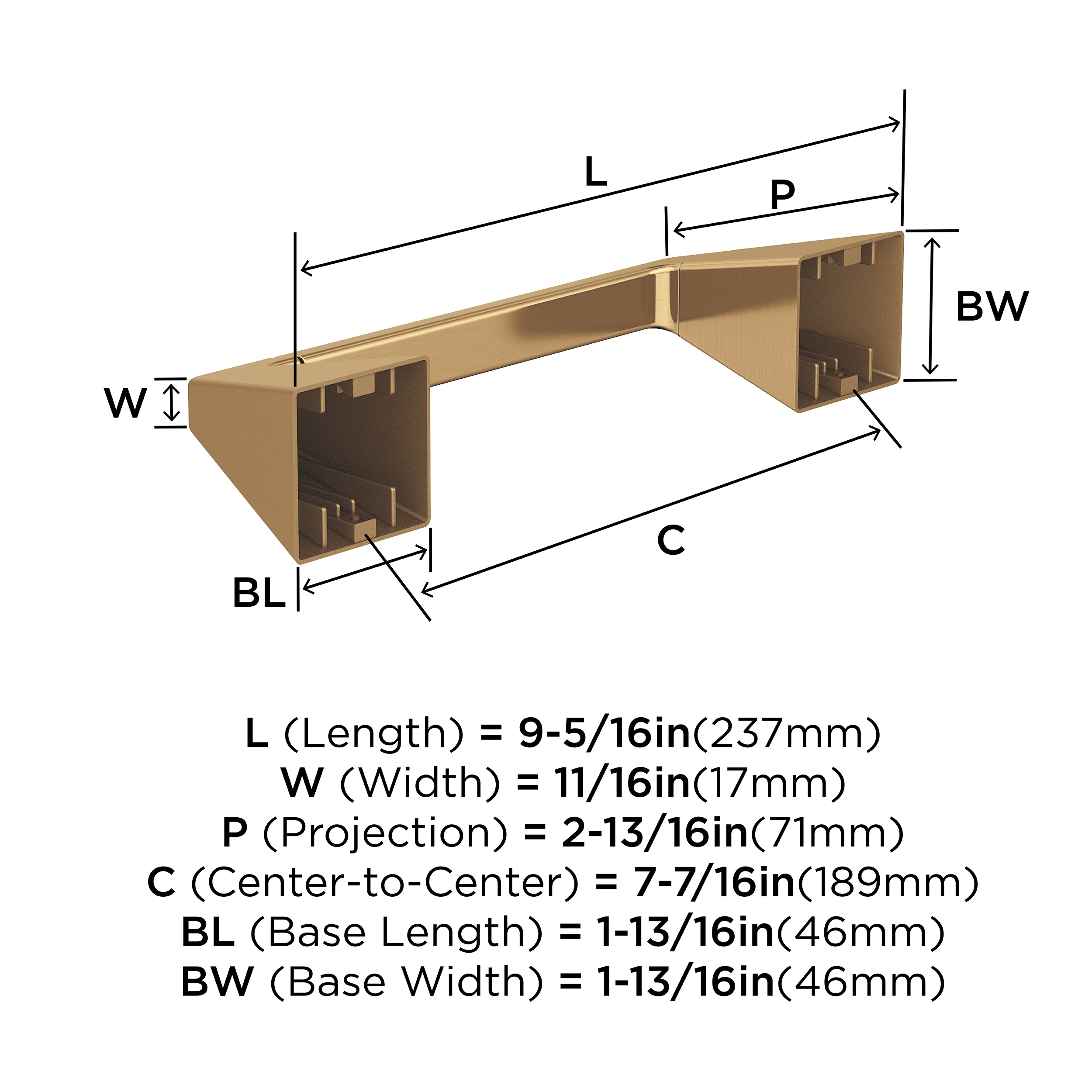 Amerock Blackrock Champagne Bronze Wall Mount Double Post Toilet Paper ...