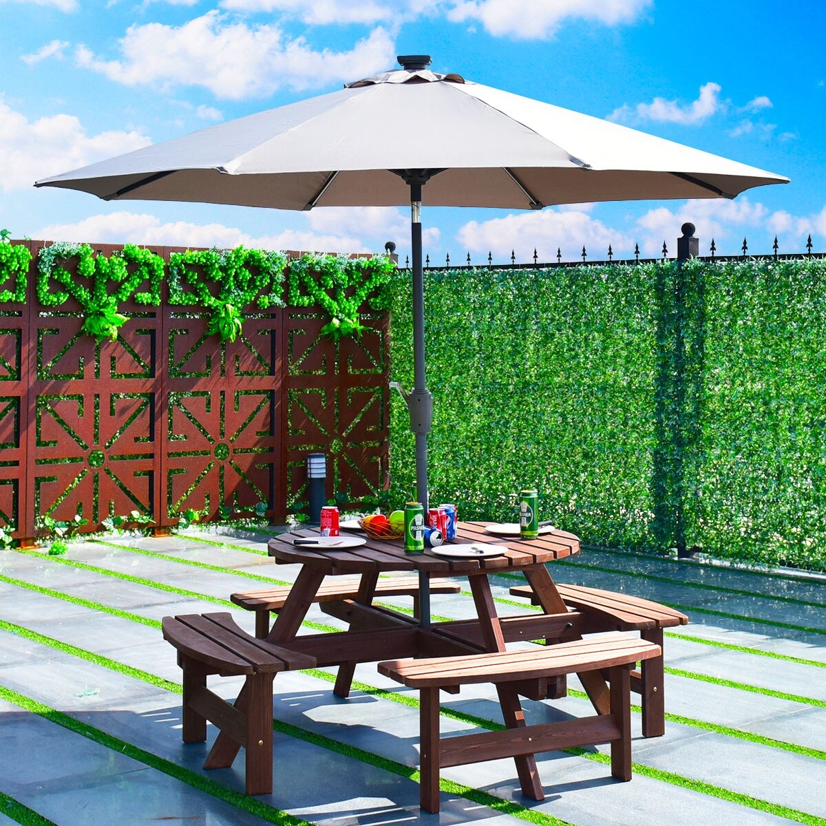 Forclover HYFC-5PS444 Patio-Dining-Sets - View #4