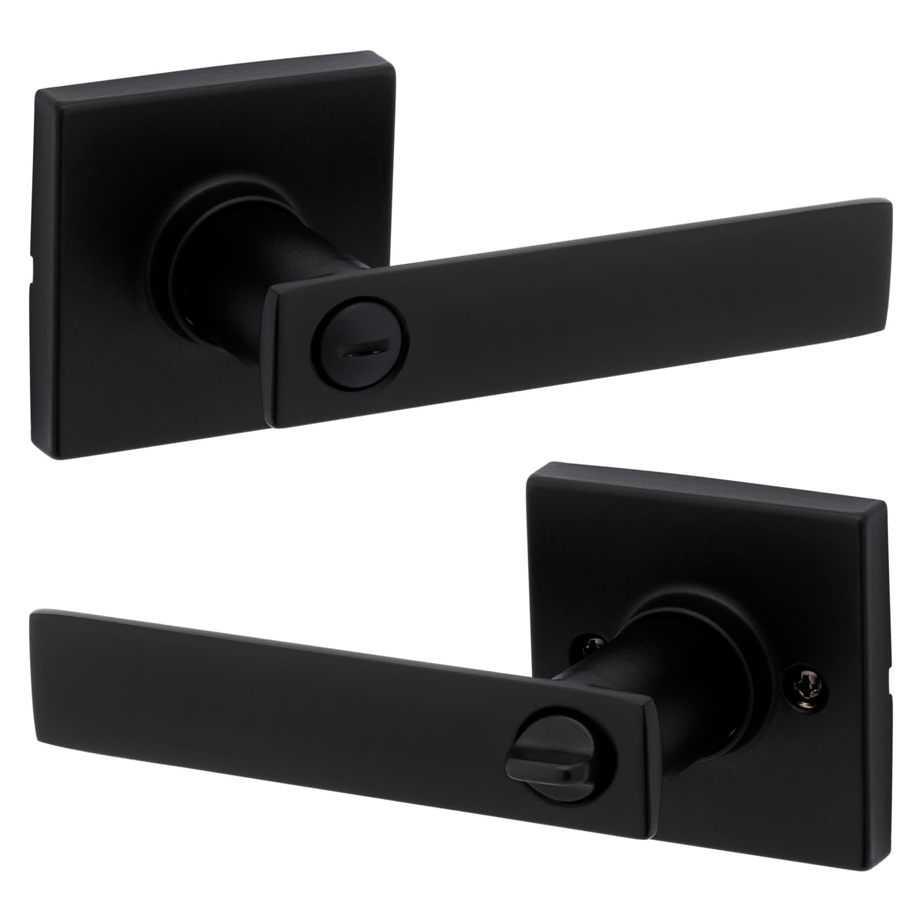 Defiant Freedom Matte Black Hall and Closet Door Handle LEXK03B - The Home  Depot