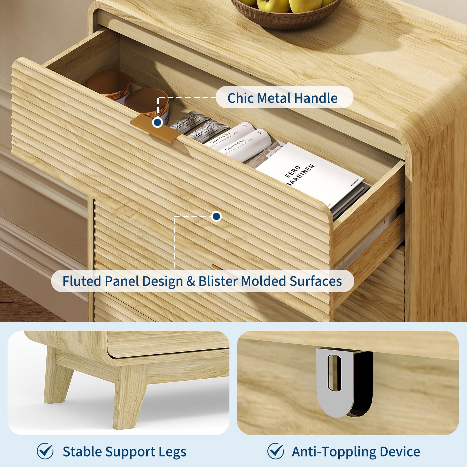 Garvee CD6-D41J-17W dressers - View #6