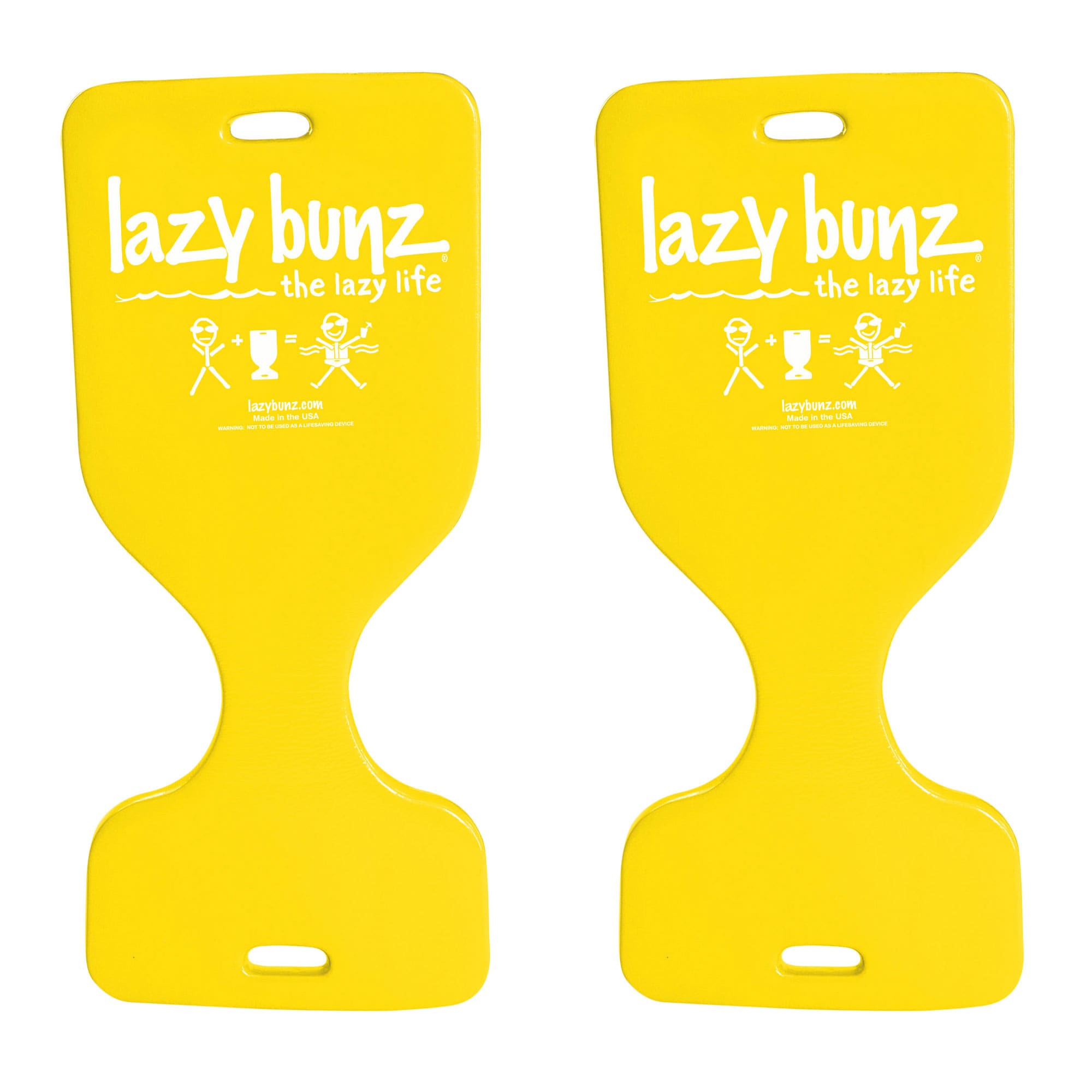 TRC Recreation 407054 36-Inches x 18-Inches Yellow Inflatable lounger 2 -Pack