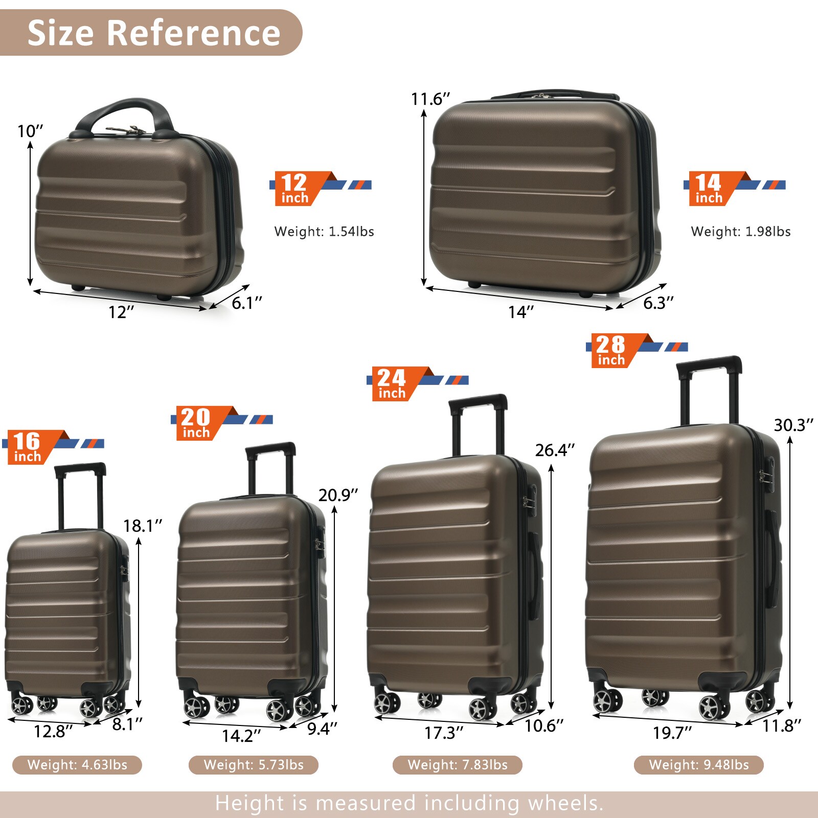 SINOFURN SYD9400001PP Luggage-And-Luggage-Sets - View #5
