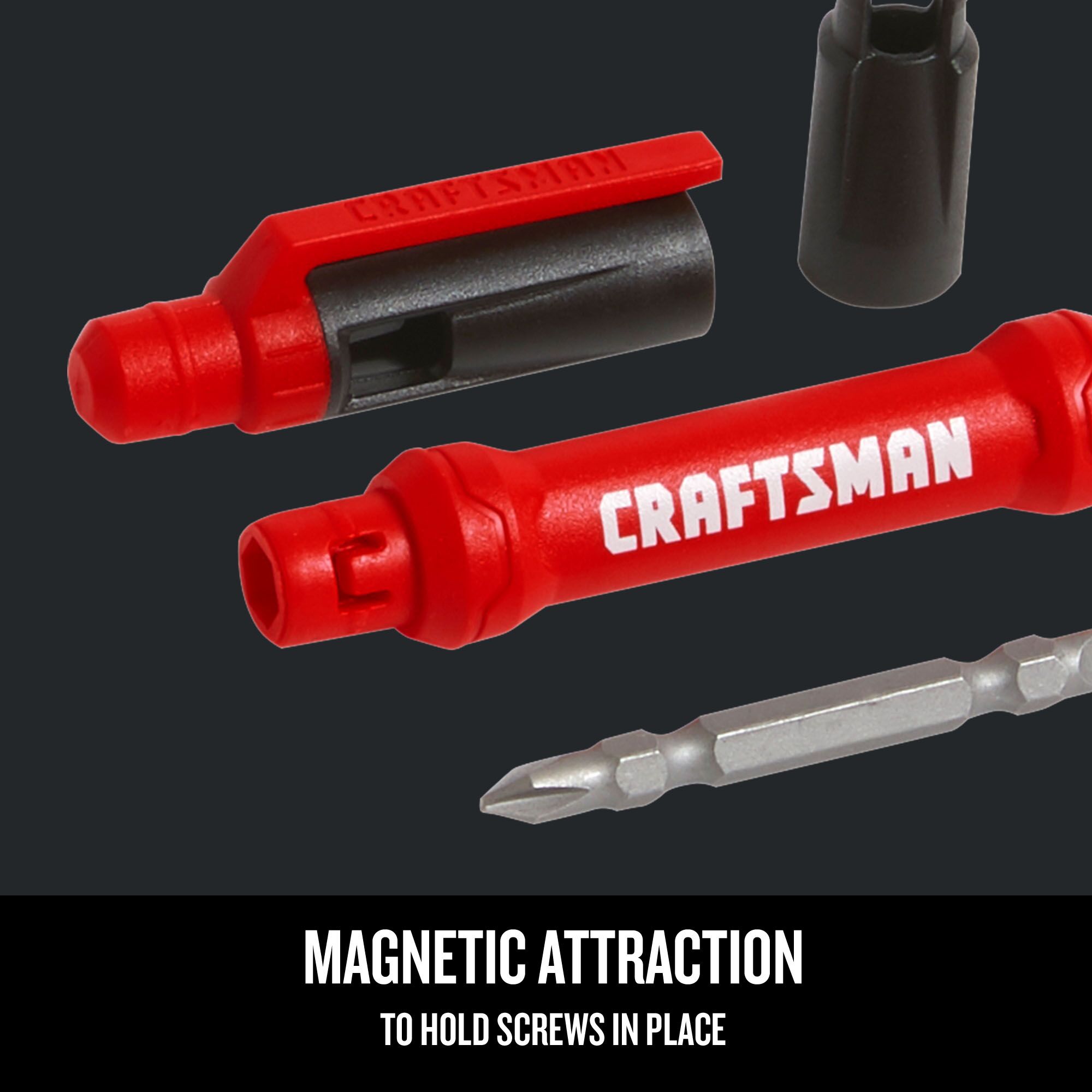 CRAFTSMAN 2-Piece Plastic Handle Magnetic Multi-Bit Screwdriver