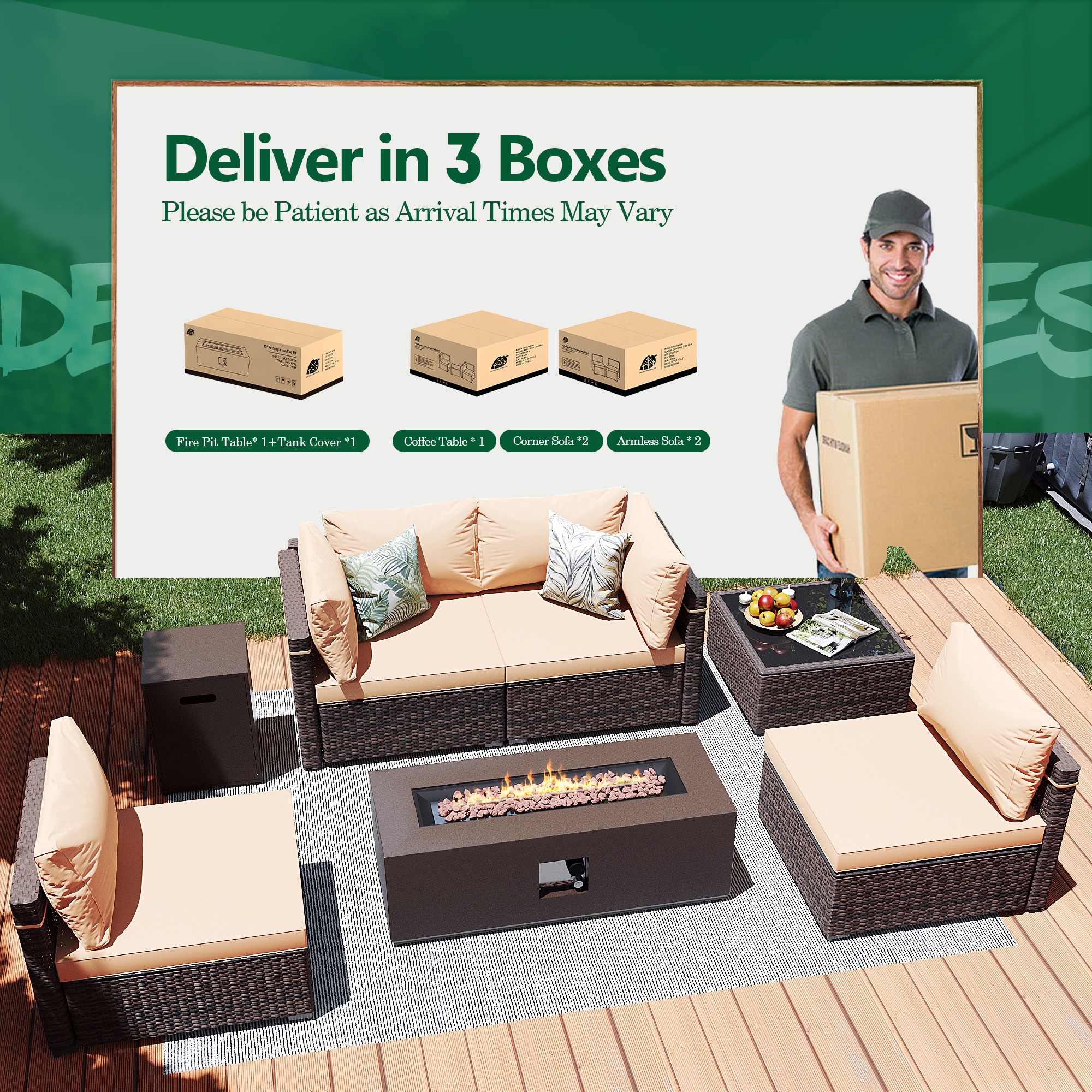 Patio Watcher LS-RT5-KD42CBR-B1 Patio-Conversation-Sets - View #8