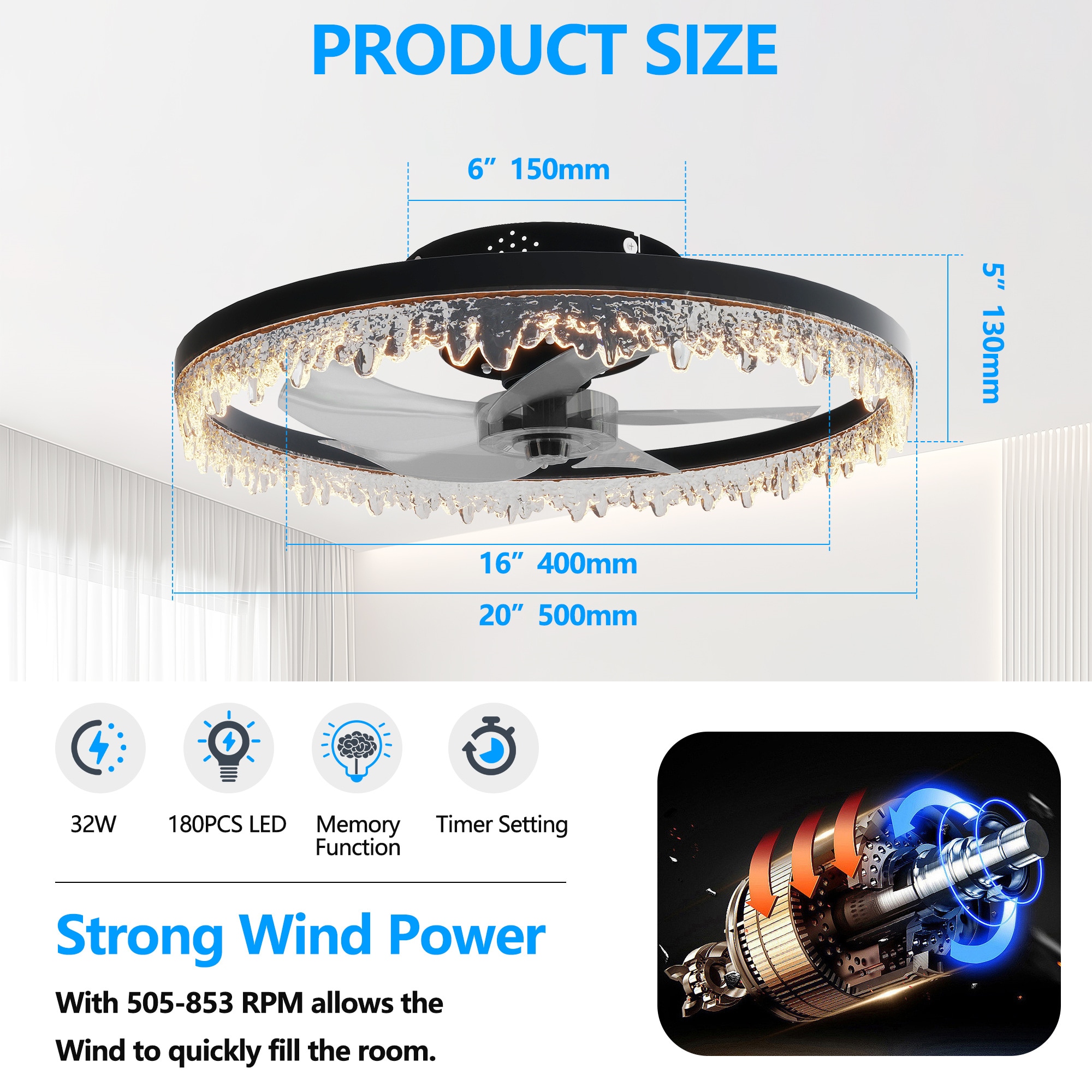 BABOOM BOM-0103789-OR Ceiling-Fans - View #4
