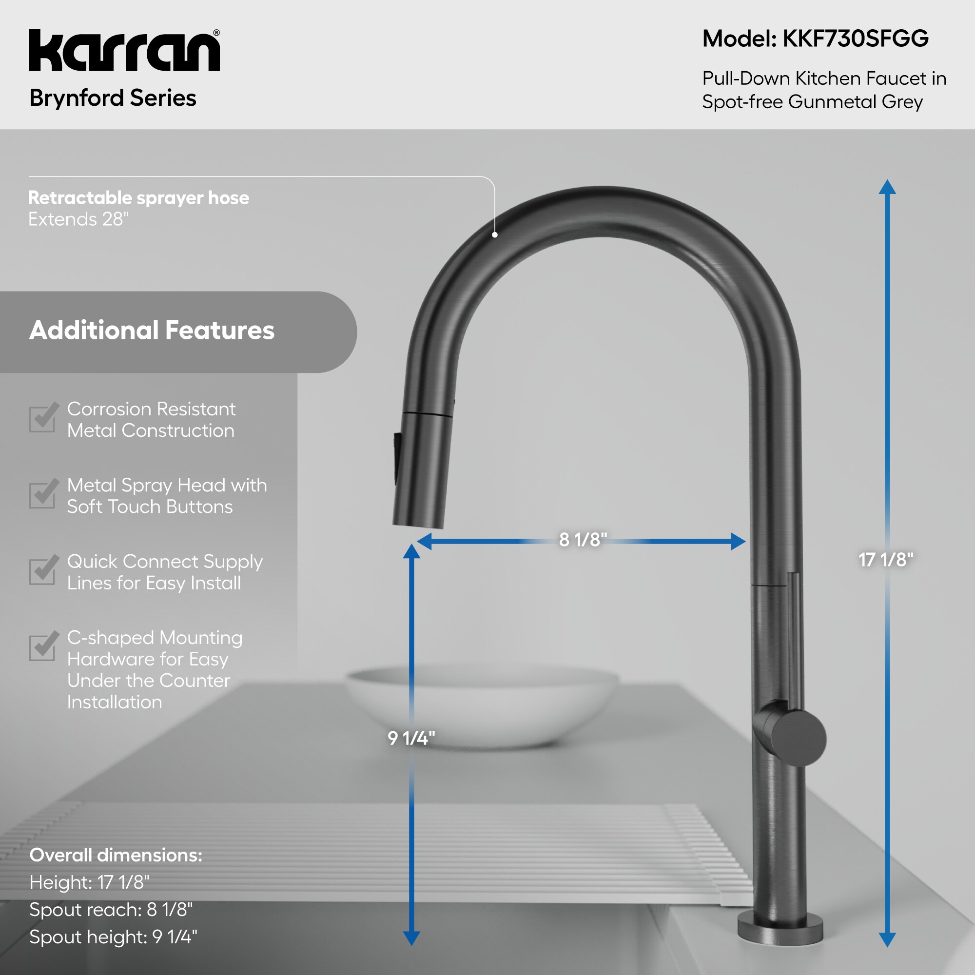 Karran KKF730SFGG Kitchen-Faucets - View #6