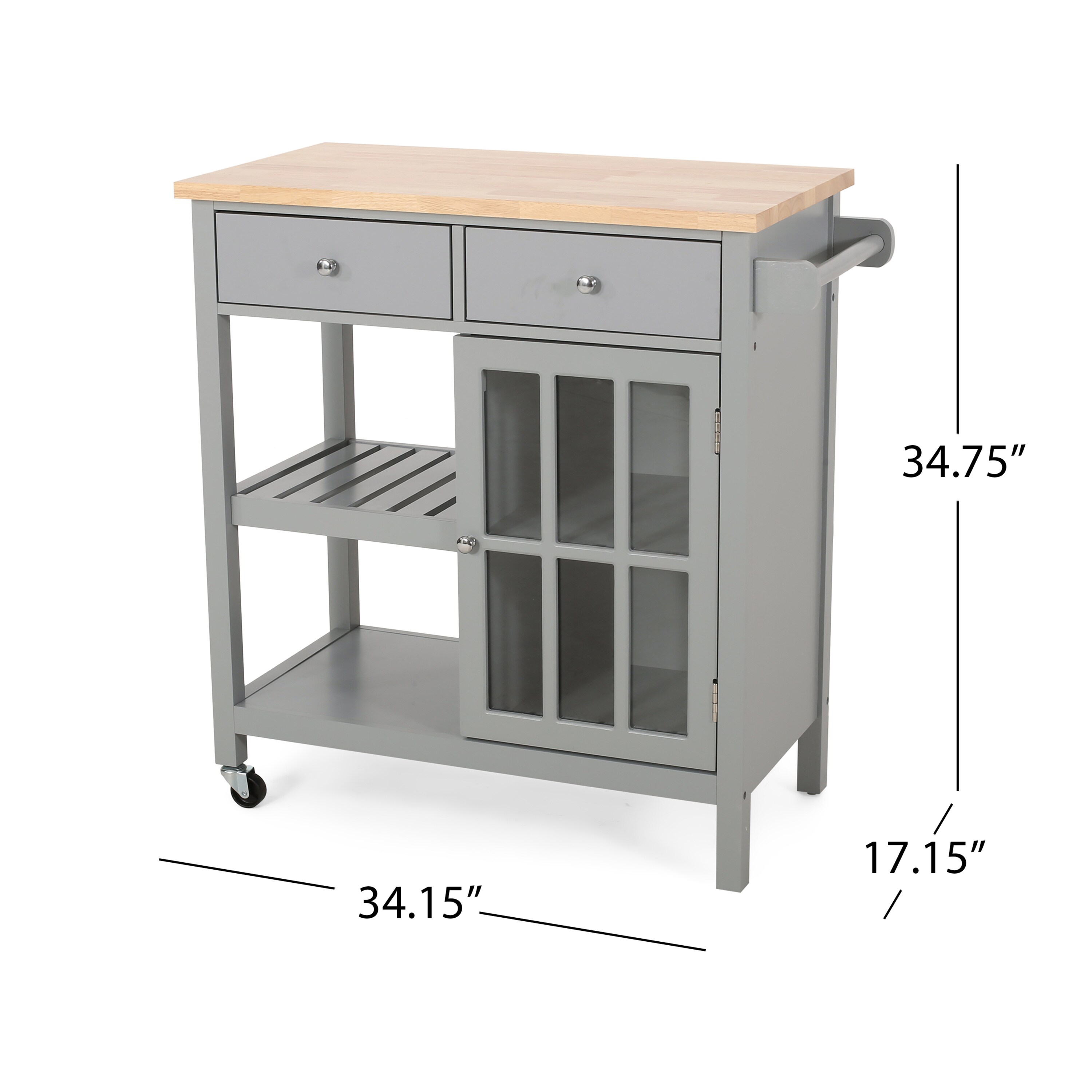 ModernLuxe L3P-67755.00NATGRY Kitchen-Furniture - View #3