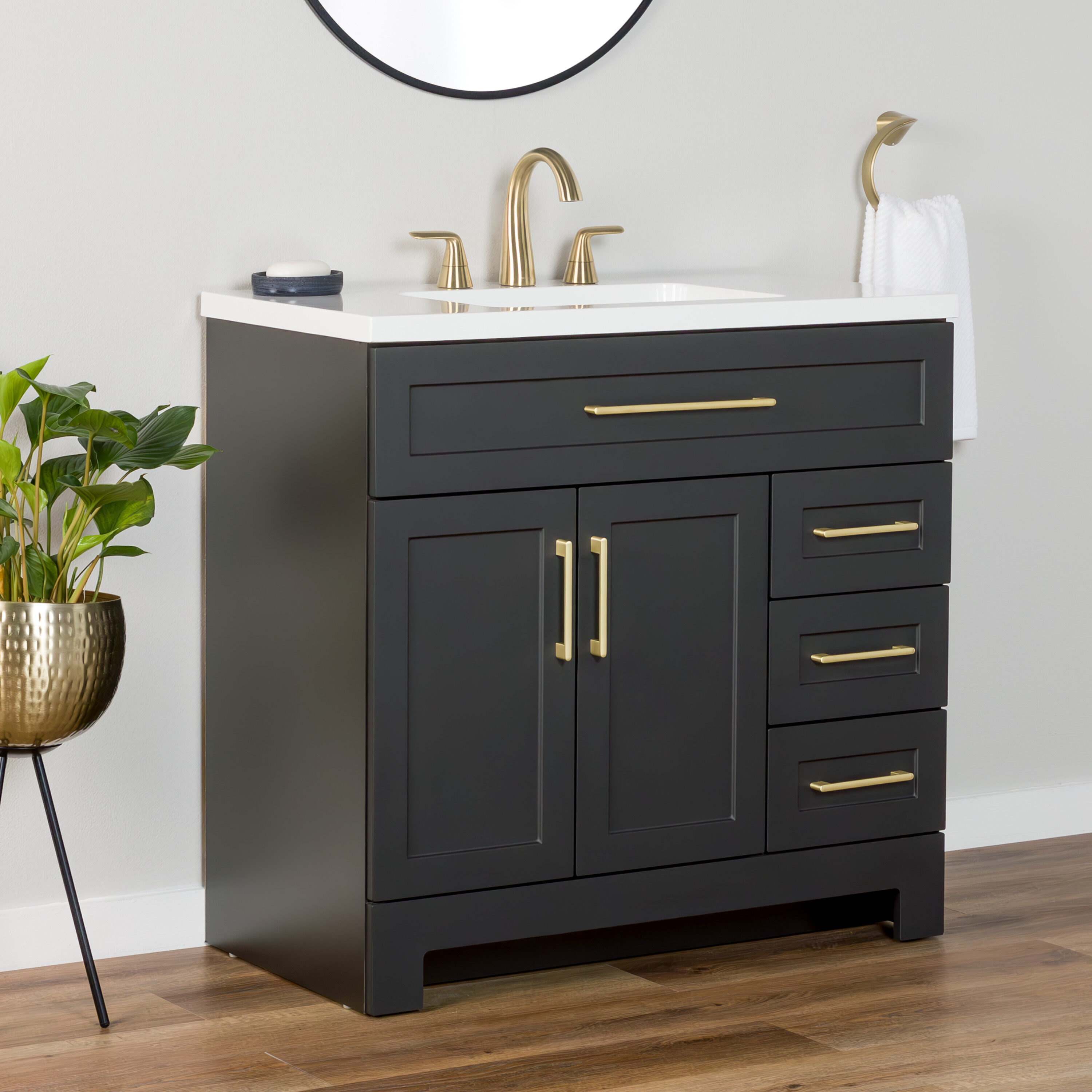 Style Selections W054936P2-MB Bath-Vanity-Combo - View #6