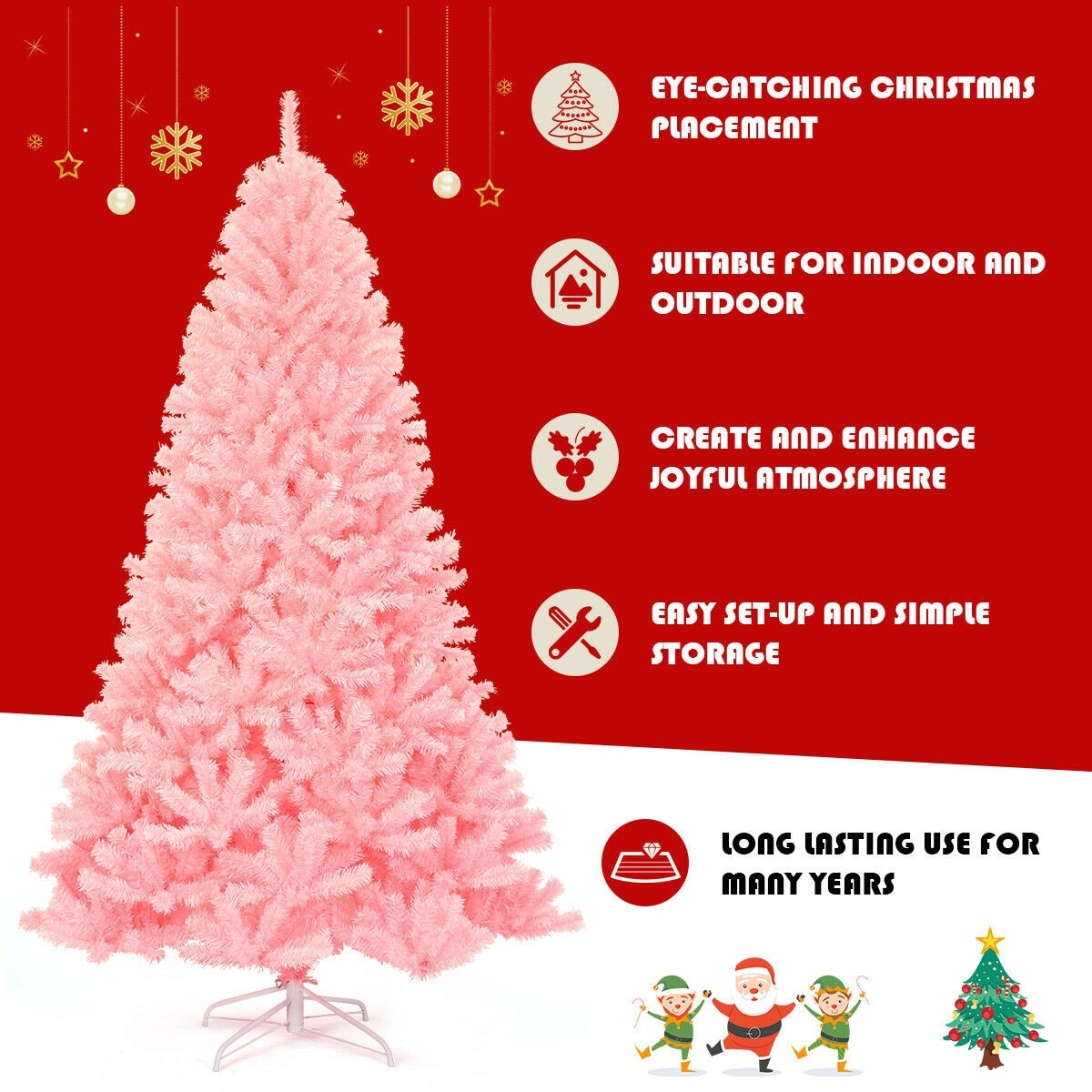Forclover HYFW-TR823 Artificial-Christmas-Trees - View #4