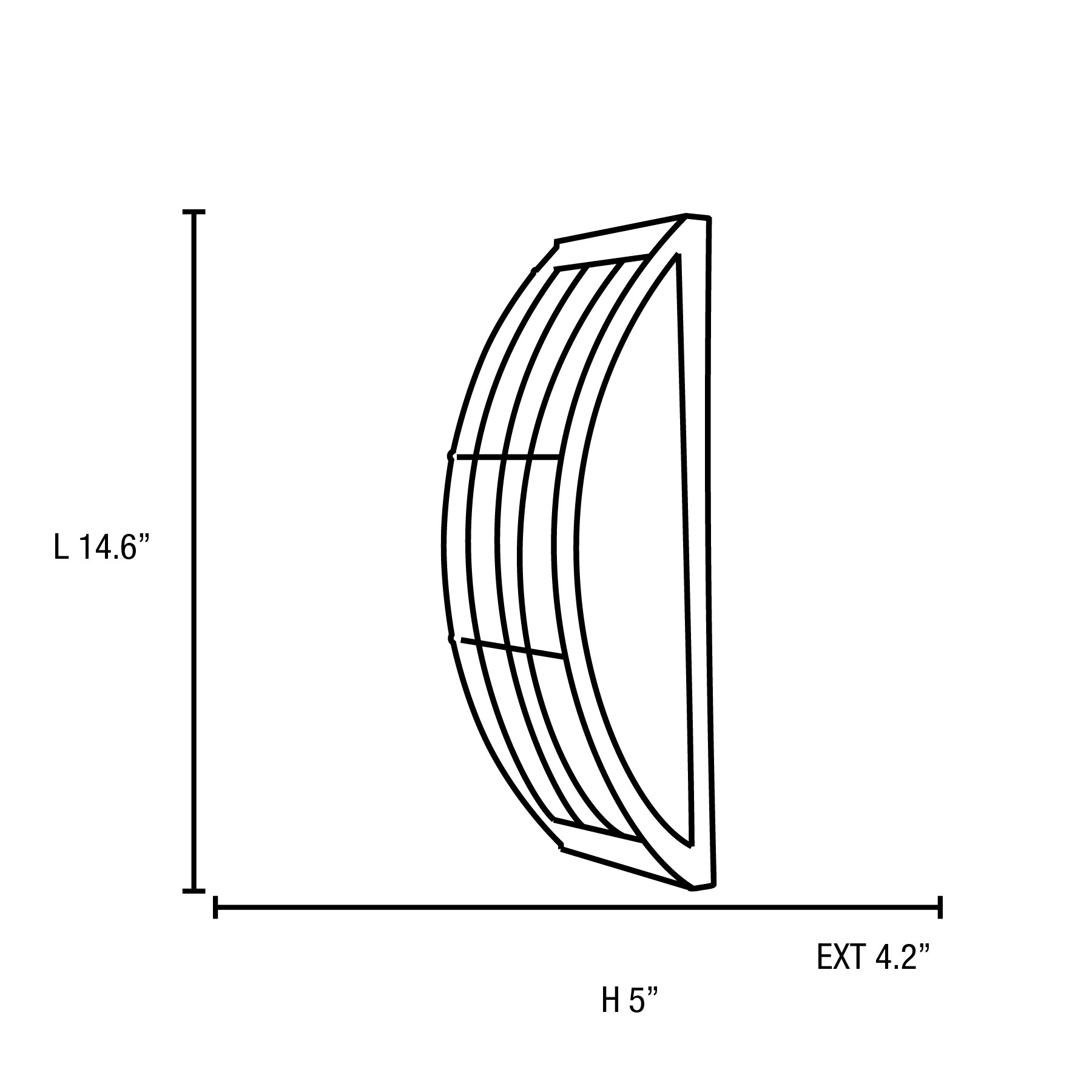 Access Lighting 20373-SAT/OPL b090000 - View #4