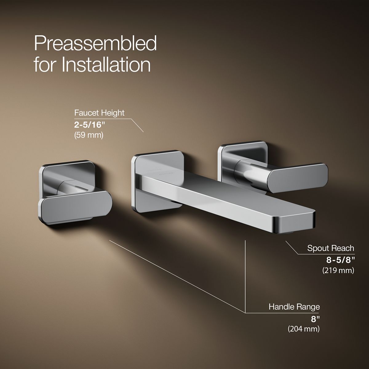 KOHLER T27120-4-CP Lavatory-Faucets - View #4