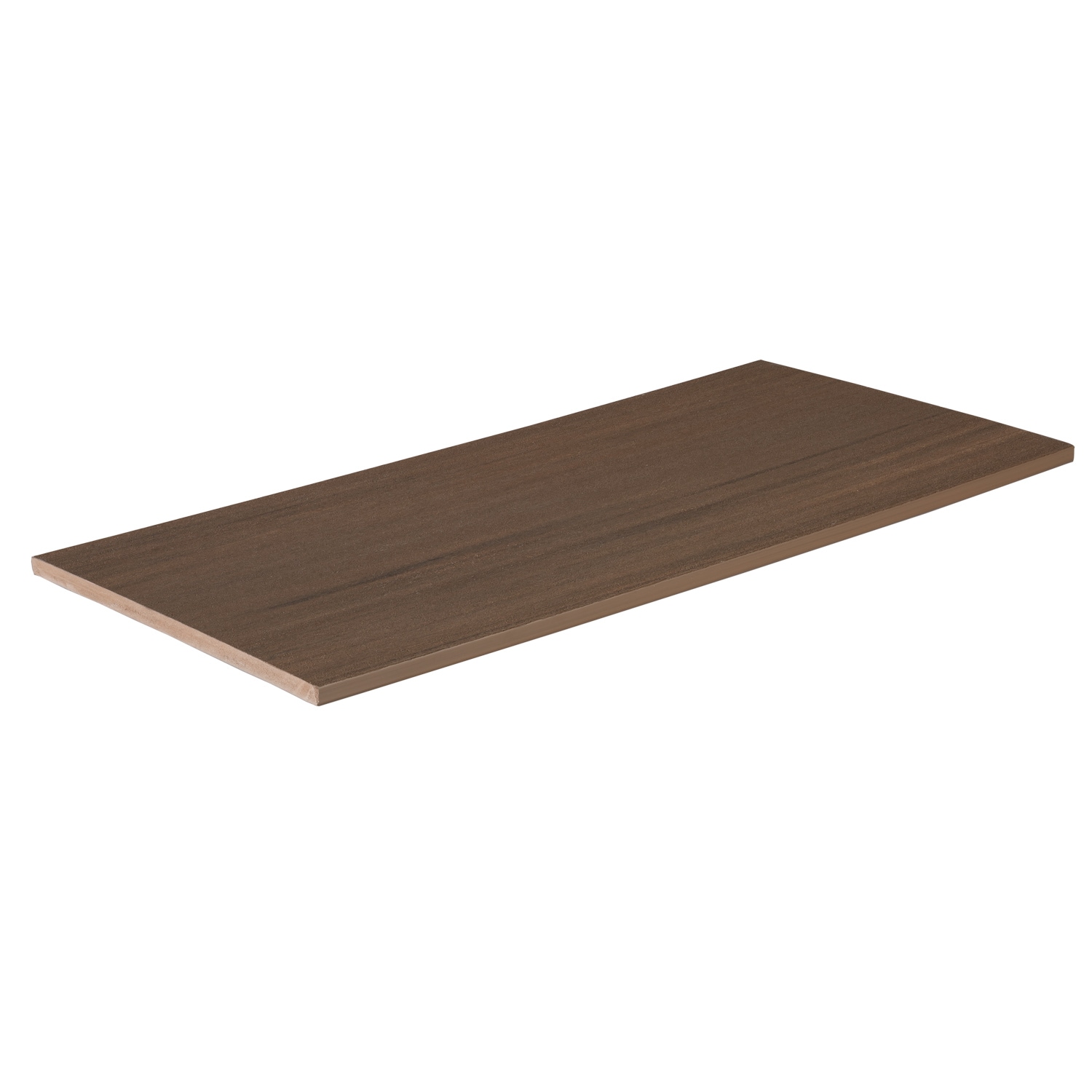 TimberTech ADR5117512EW Advanced Vintage 1/2-in x 12-in x 12-ft Composite English Walnut Fascia deck board