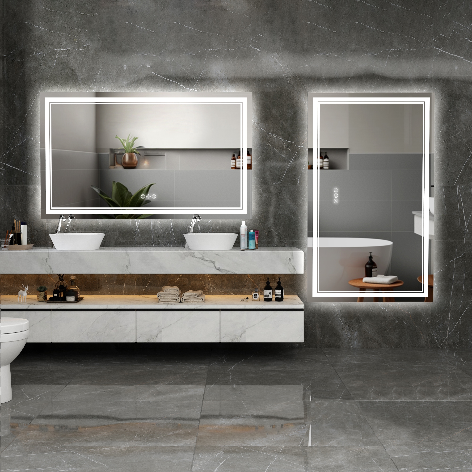 Maxax MXML01-915 Framed-Bath-Mirrors - View #2