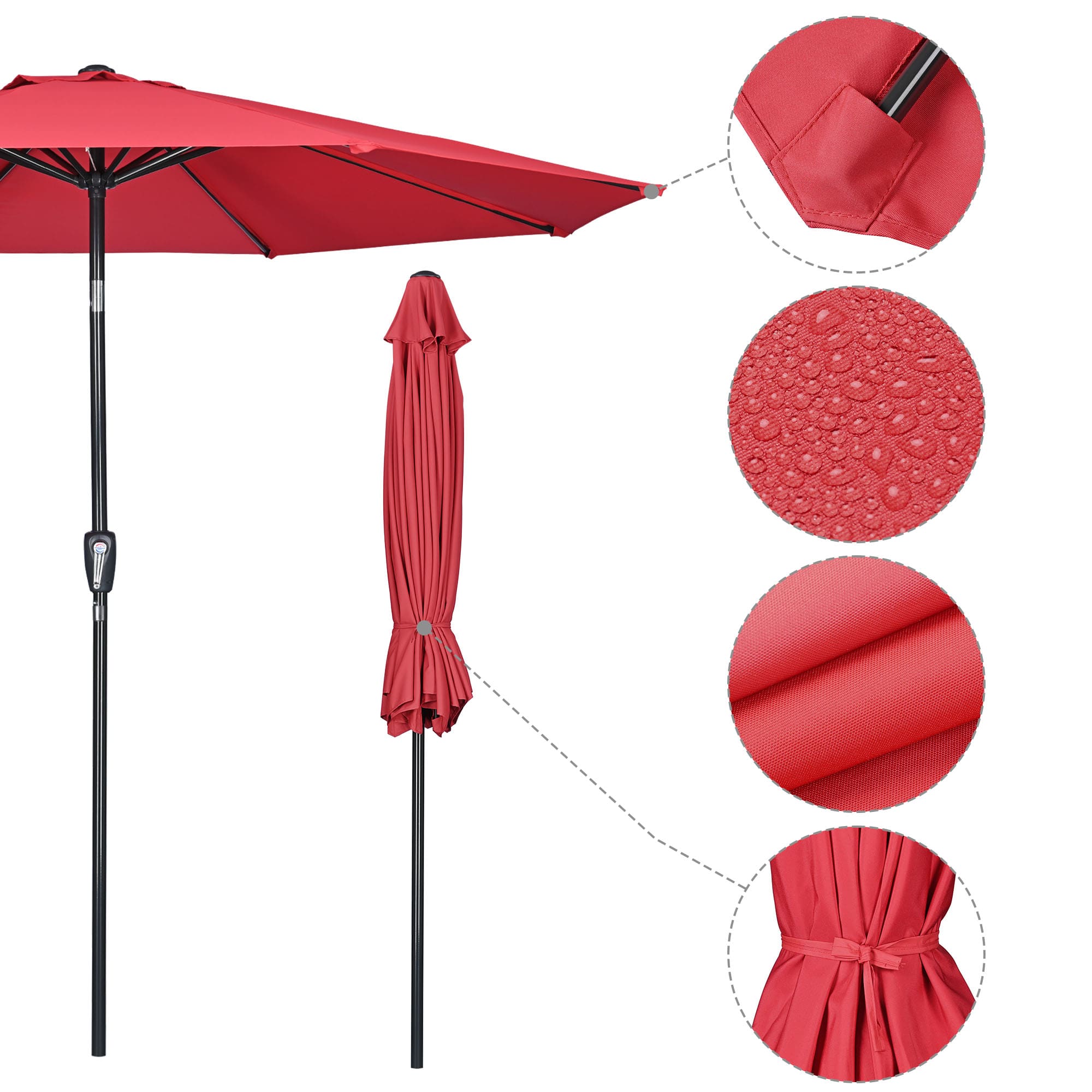 Yescom 07UMB048-10AL-02-LO Umbrellas-2 - View #7