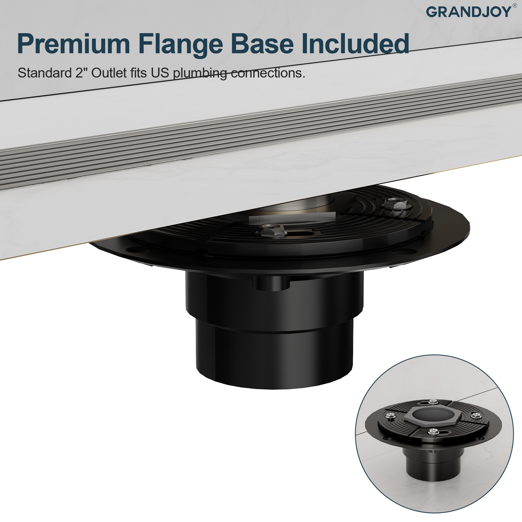 GRANDJOY SGF30GJ-82D-BN Drains-Flanges - View #10
