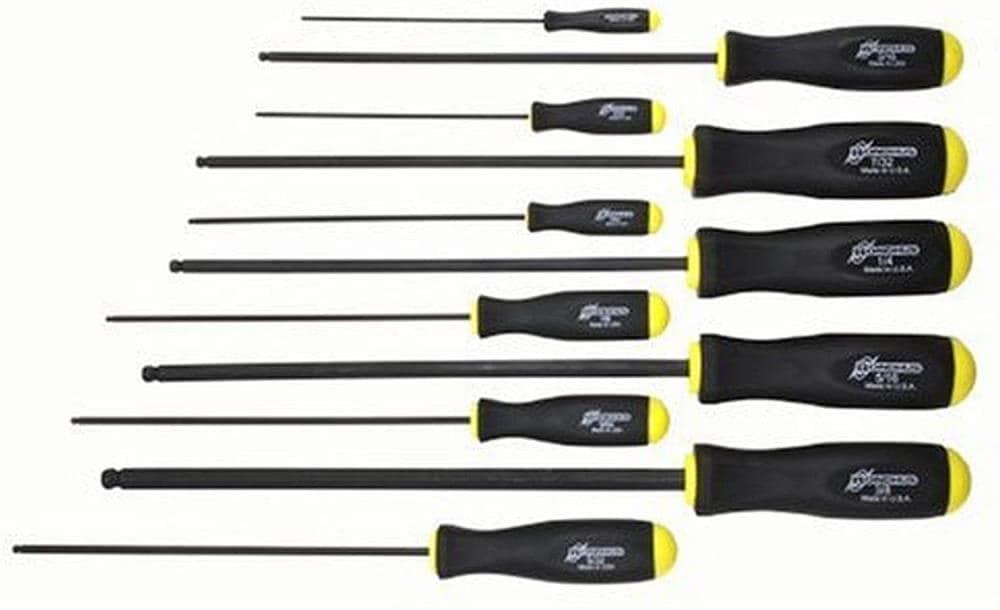 Bondhus 10737 Standard (SAE) 11 -Pieces Ball End Hex key set