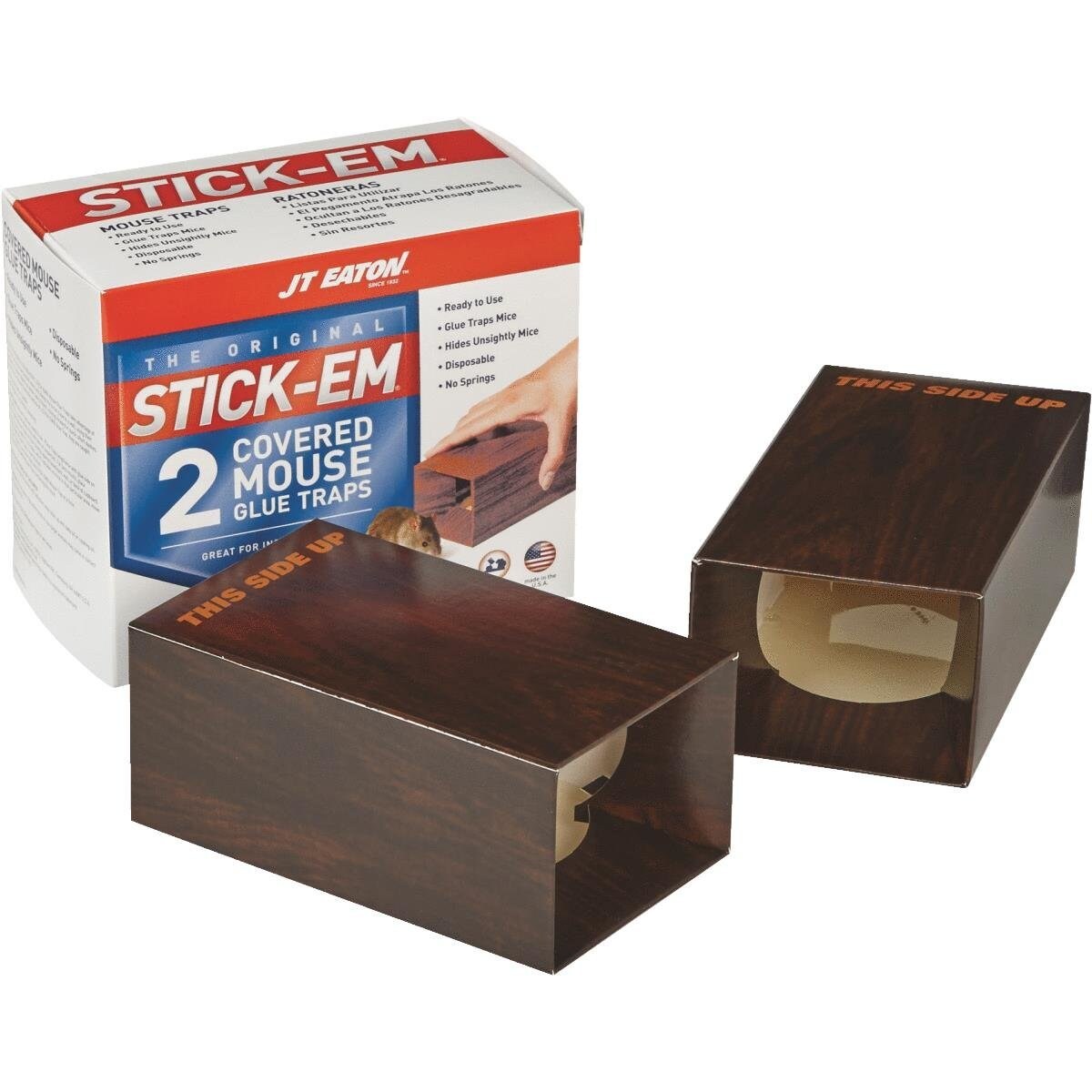 JT Eaton Stick - Em Covered Mouse Glue Trap