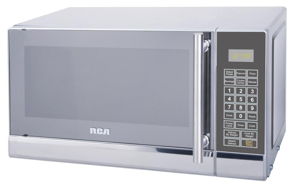 Rca 0 7 Cu Ft 700 Watt Countertop, 0 7 Cu Ft Countertop Microwave In Stainless Steel