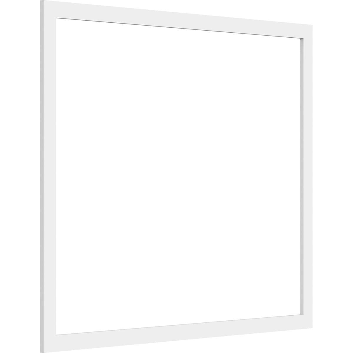 Ekena Millwork WALP38X32X037PRE 38-in x 32-in Smooth Paintable/Stainable White PVC Fretwork Wall Panel (