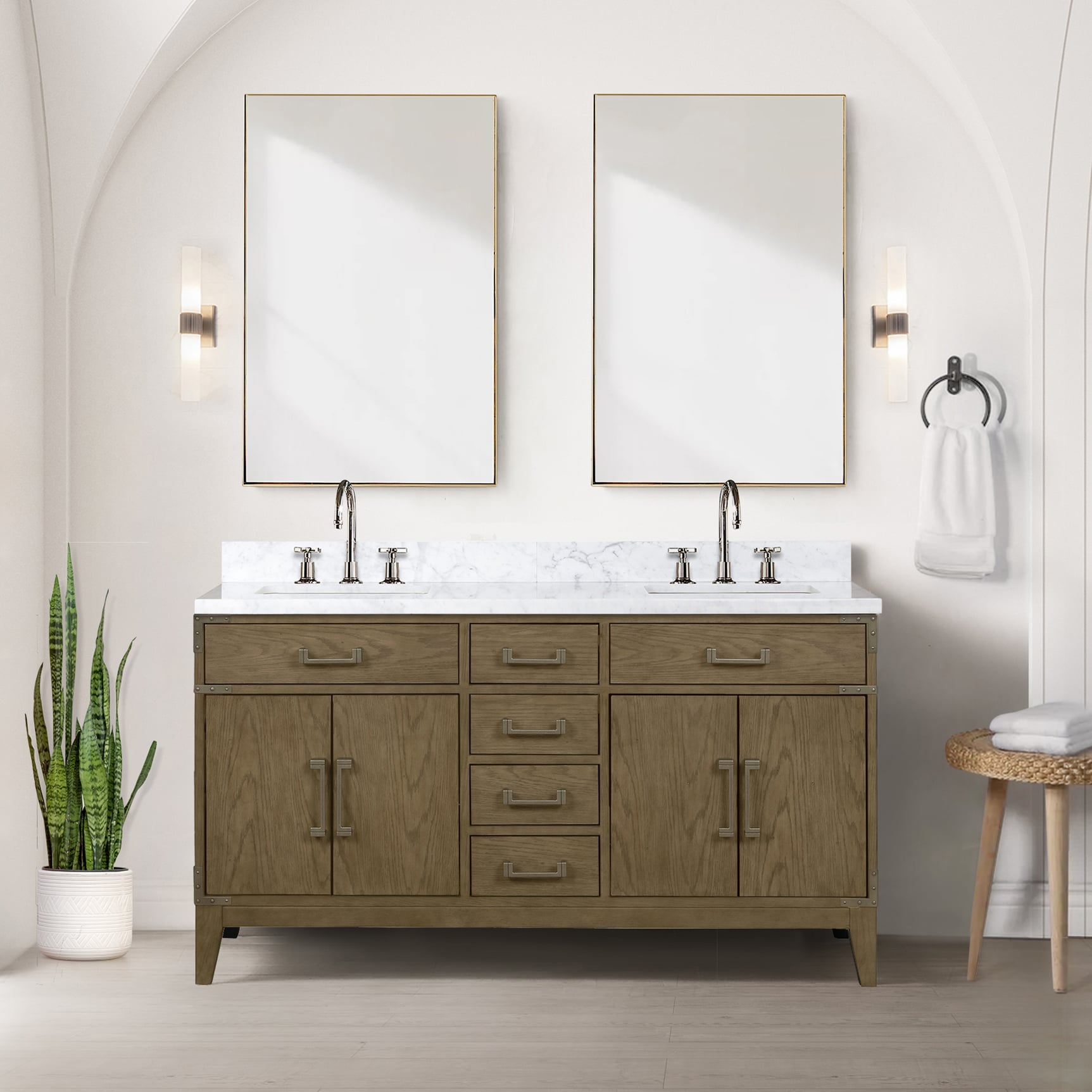 Lexora LVW60DR101 Bath-Vanity-Combo - View #5
