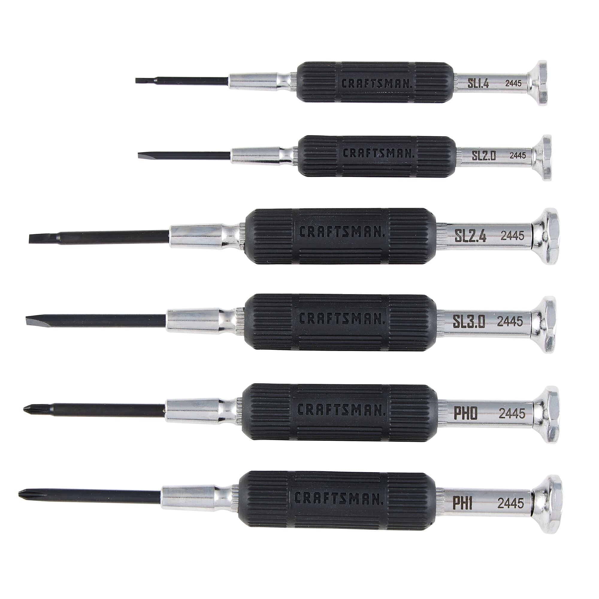 CRAFTSMAN CMHT68012 Precision 6 -Piece 1-1/4-in Screwdriver Set