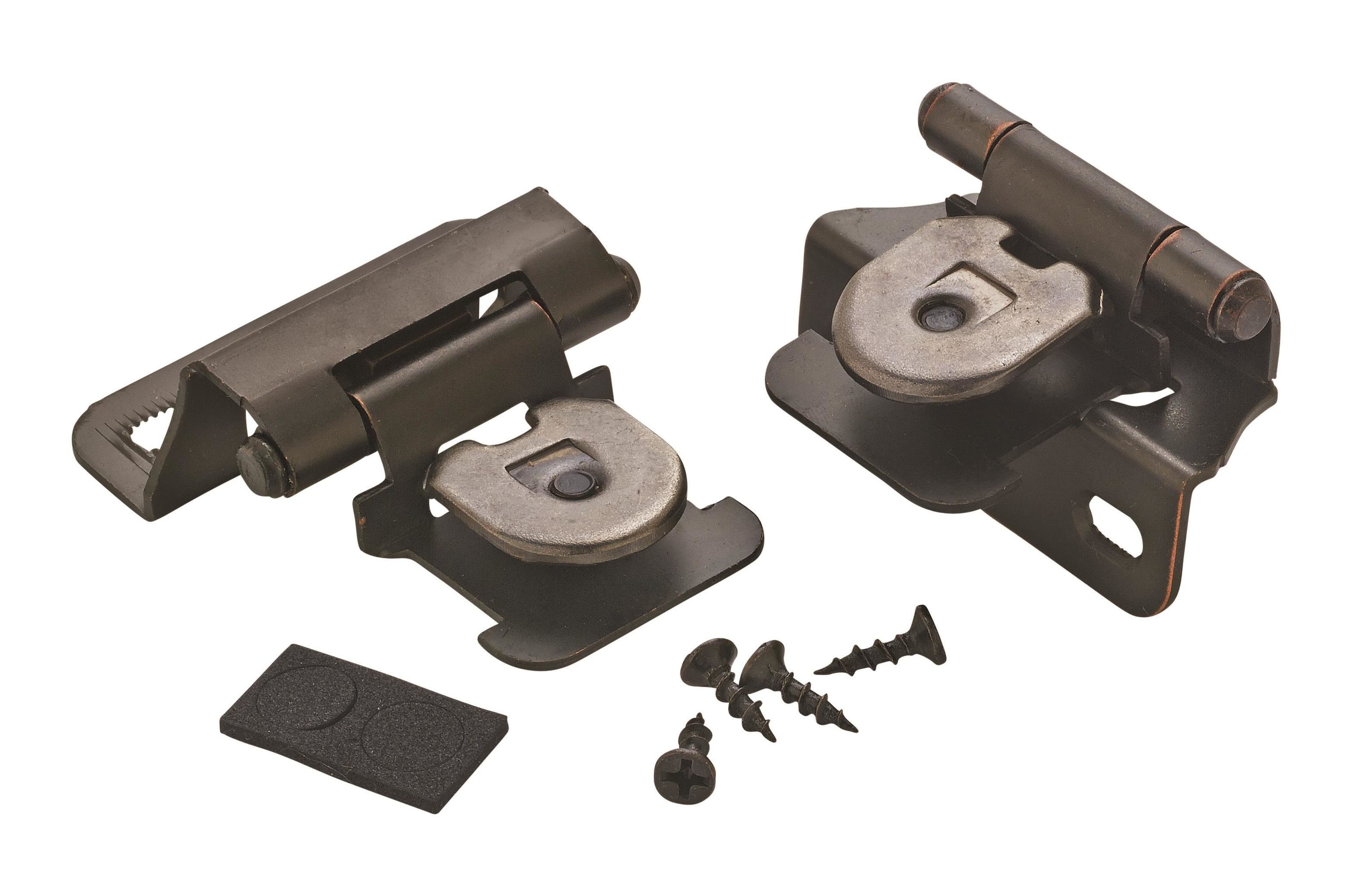 Amerock BPR8715ORB 110.0-Degree 1-1/4-in Overlay Lift-off Surface Self-Closing Oil-Rubbed Bronze Cabinet Hinge , 1 Pairs ( 2 -Pieces)