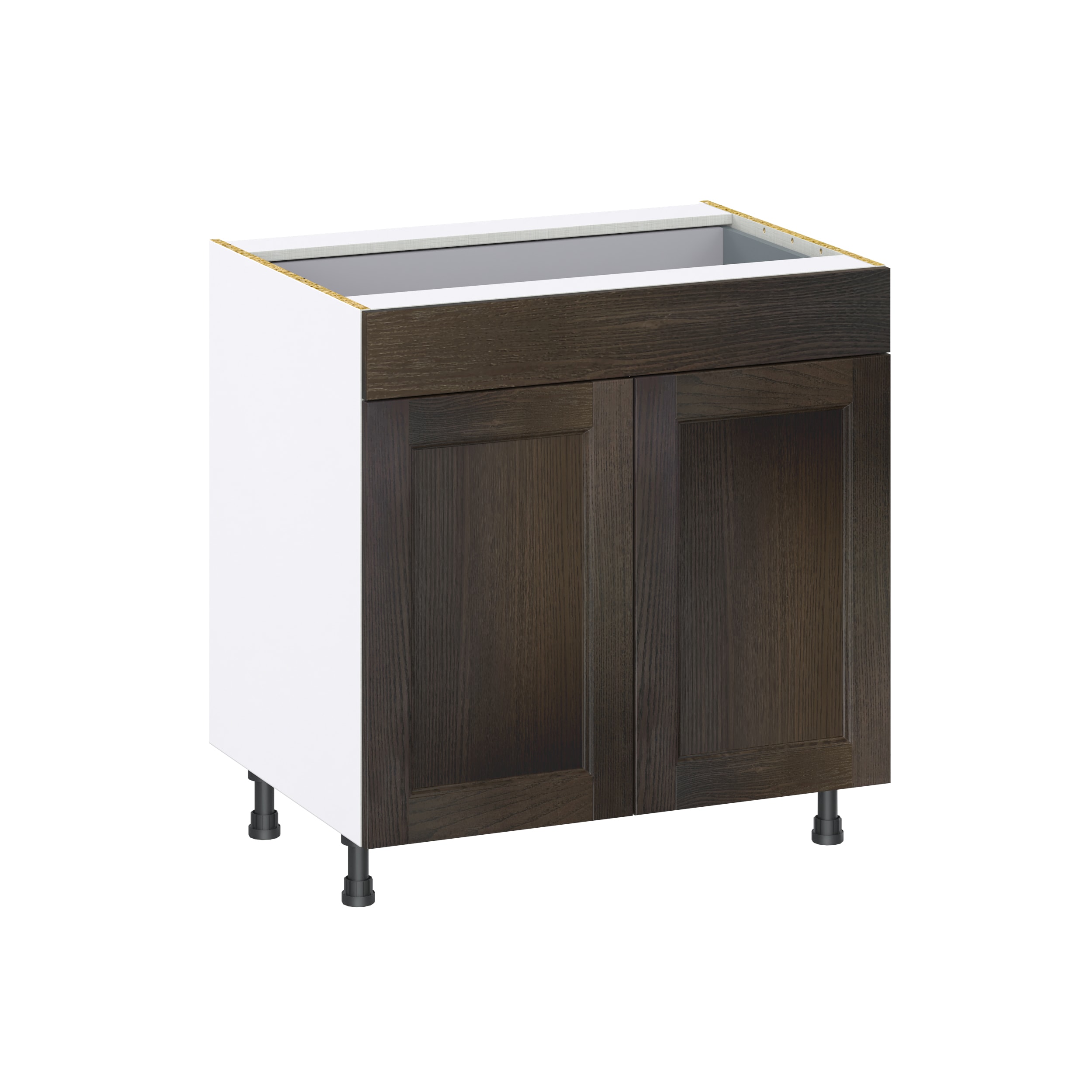 Hugo&Borg DSB33-MO Montclaire 33-in W x 34.5-in H x 24-in D Wood Base Fully assembled Cabinet (Recessed Panel Shaker)
