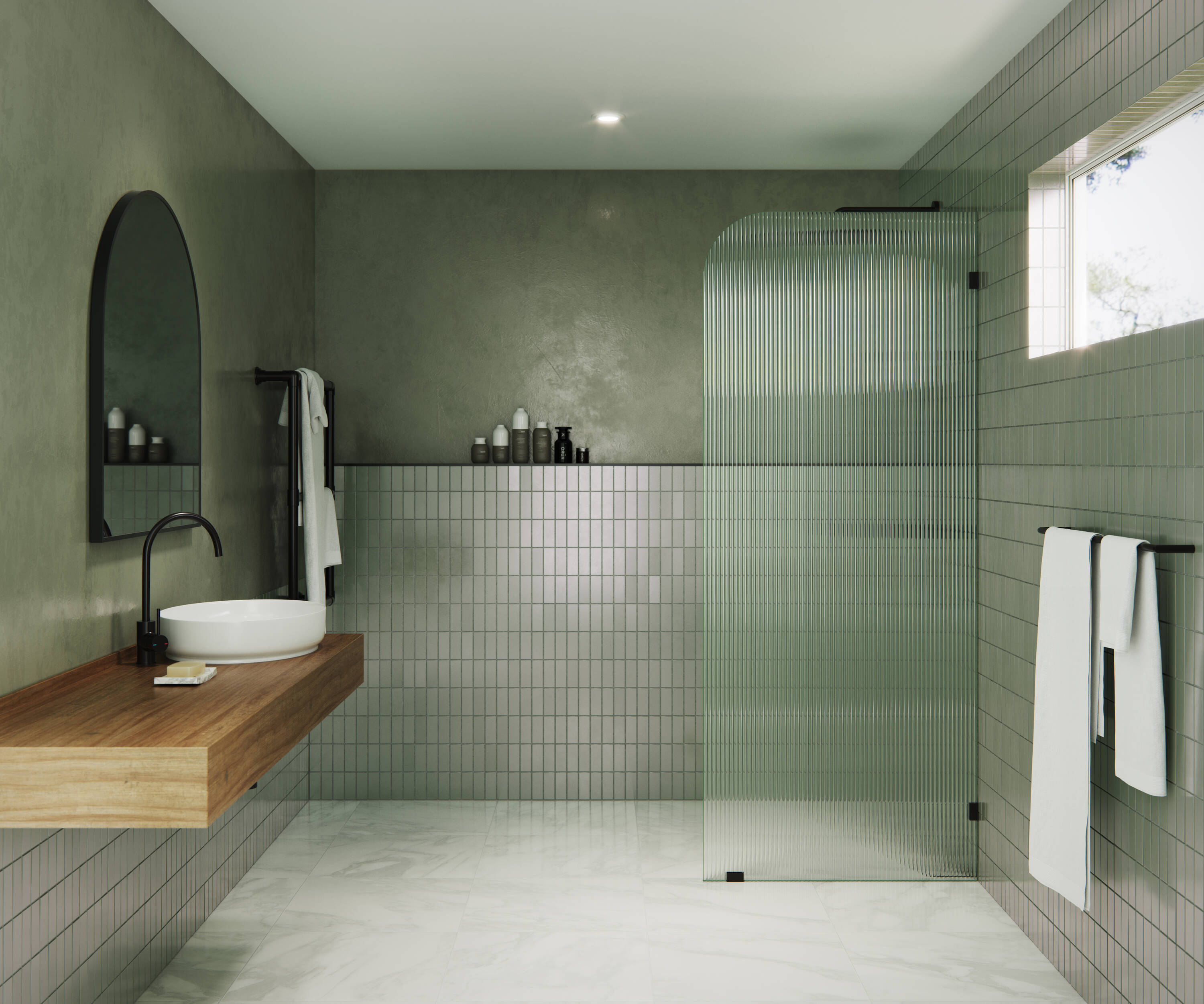 Glass Warehouse FL-RAD-32-R-ORB Shower-Doors - View #2