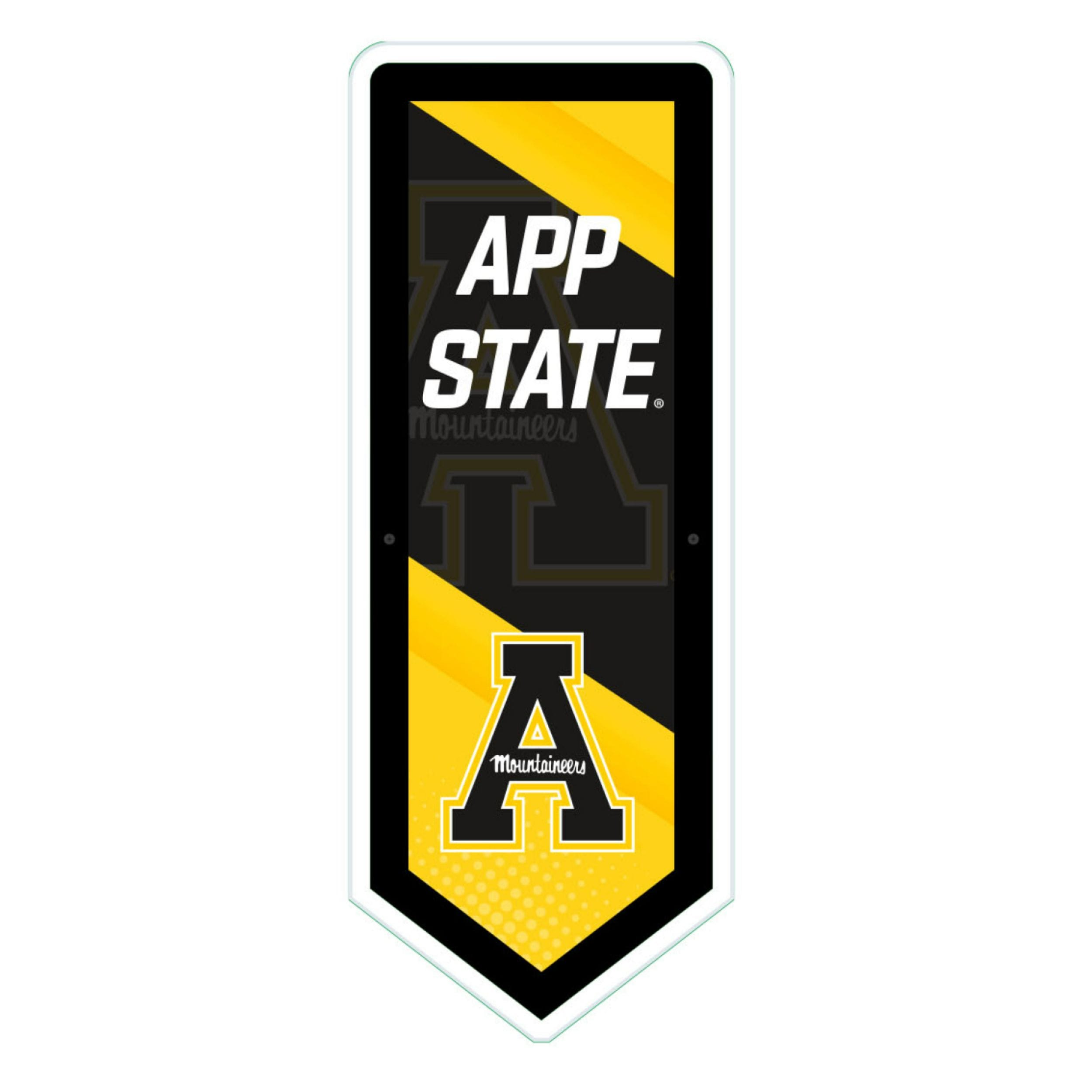 Evergreen 8LED988PEN Appalachian State Mountaineers 8.87-Inches W x 23-Inches H Acrylic Sports Wall Phrases Wall accent